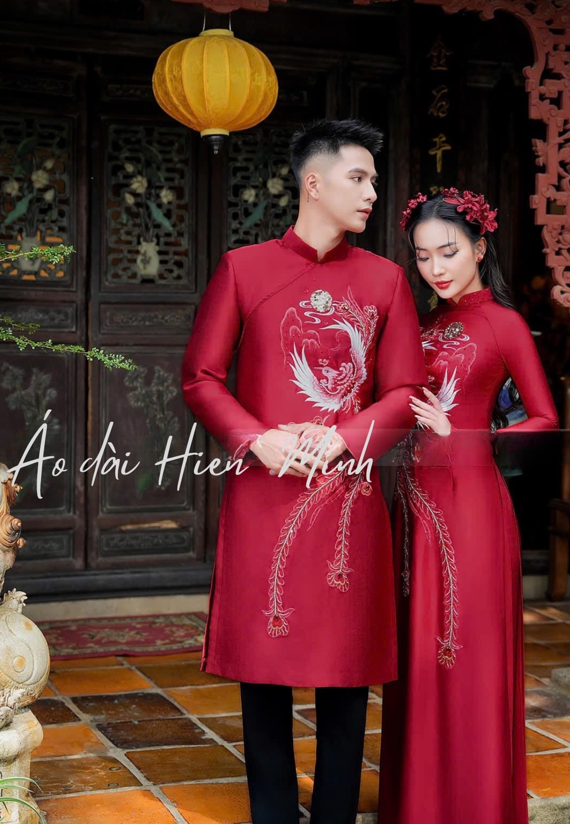 ao dai co dau chu re