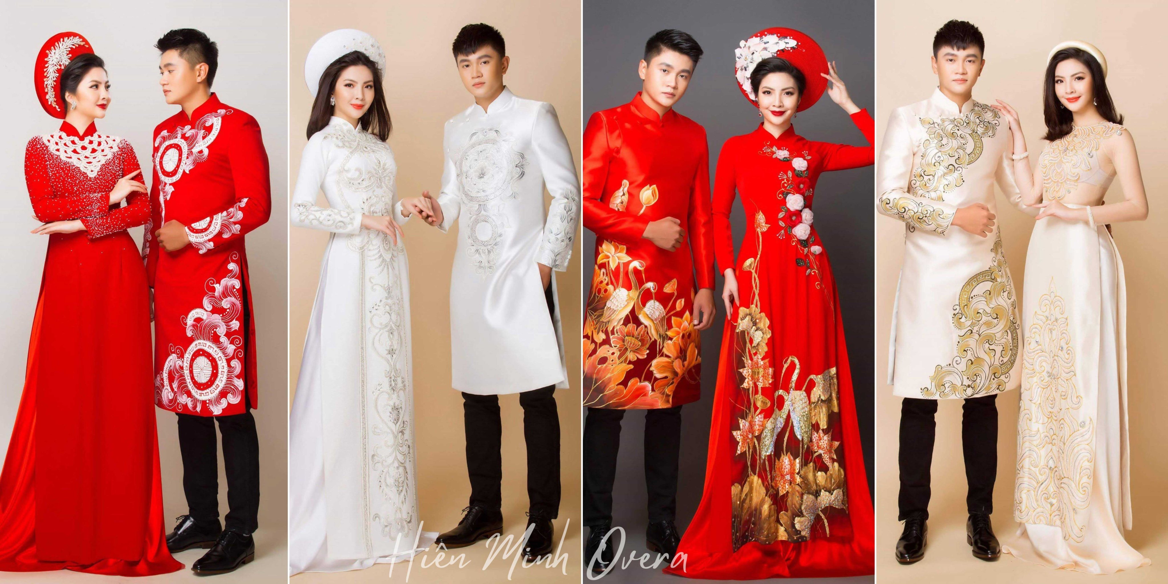 ao dai cuoi truyen thong