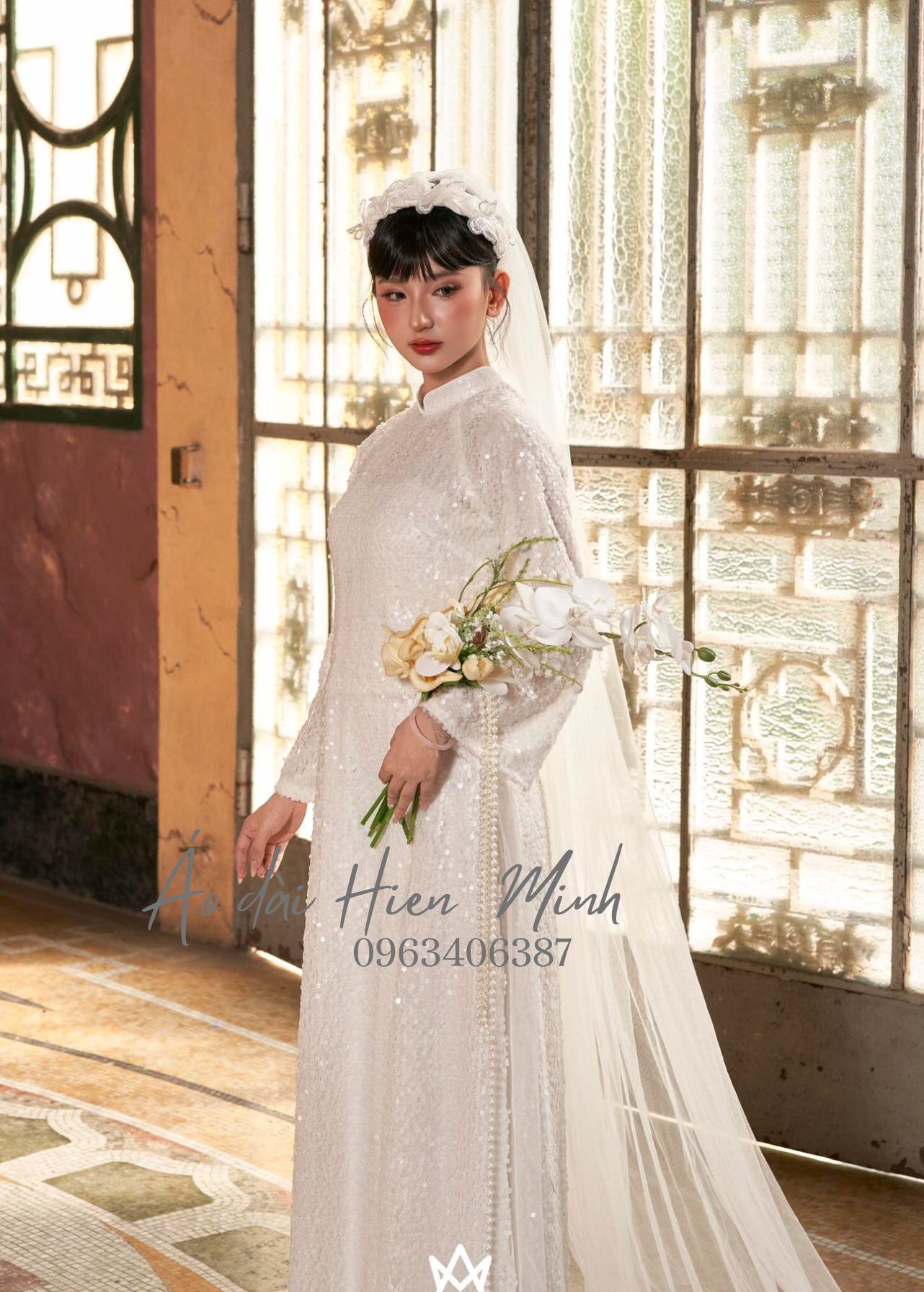 ao dai co dau trang