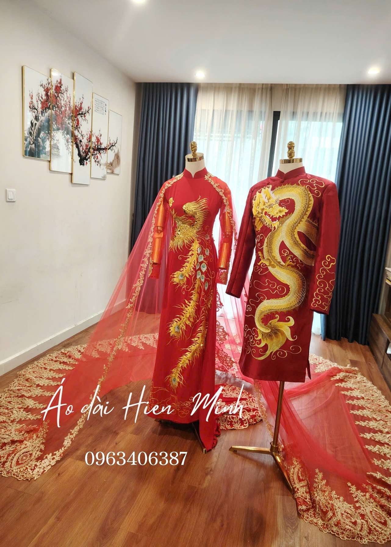 ao dai cuoi long phung