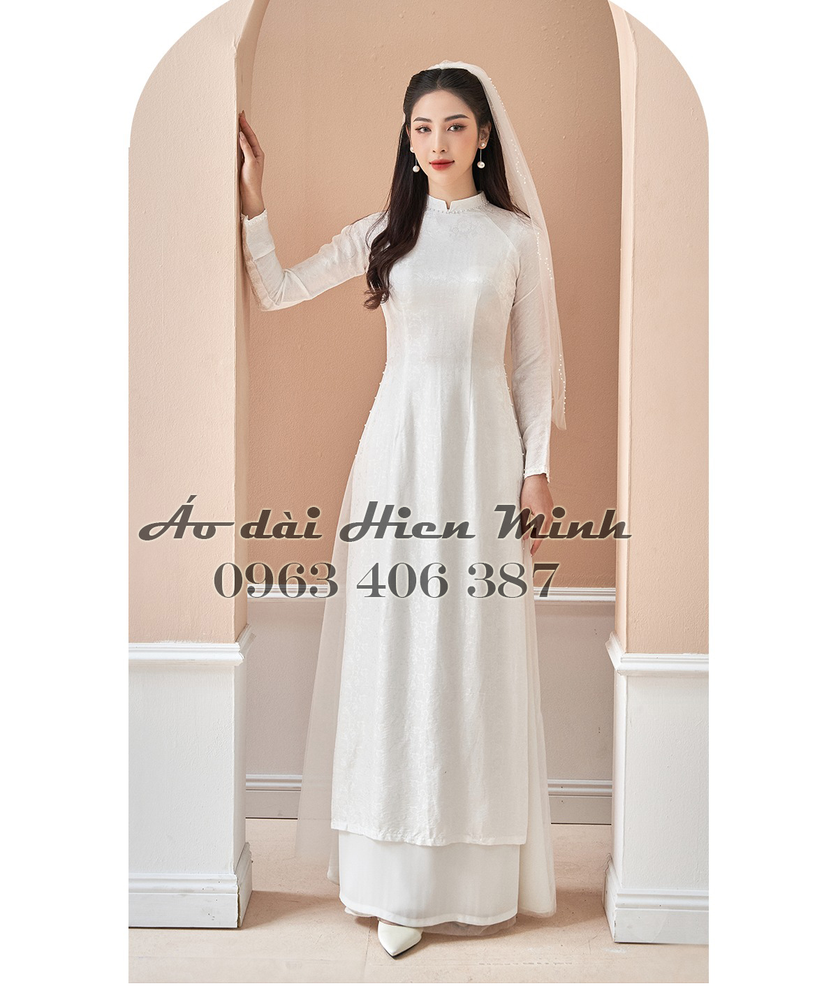 ao dai co dau trang