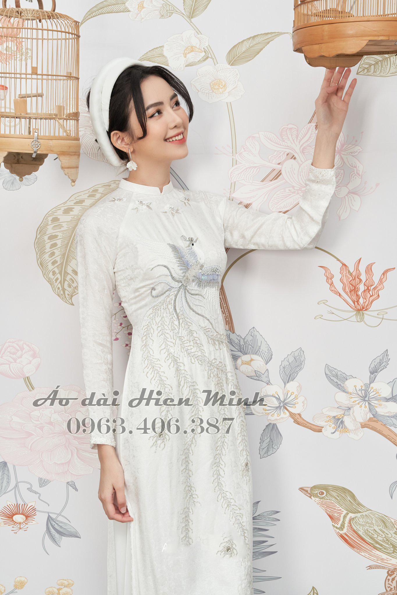 ao dai co dau gam