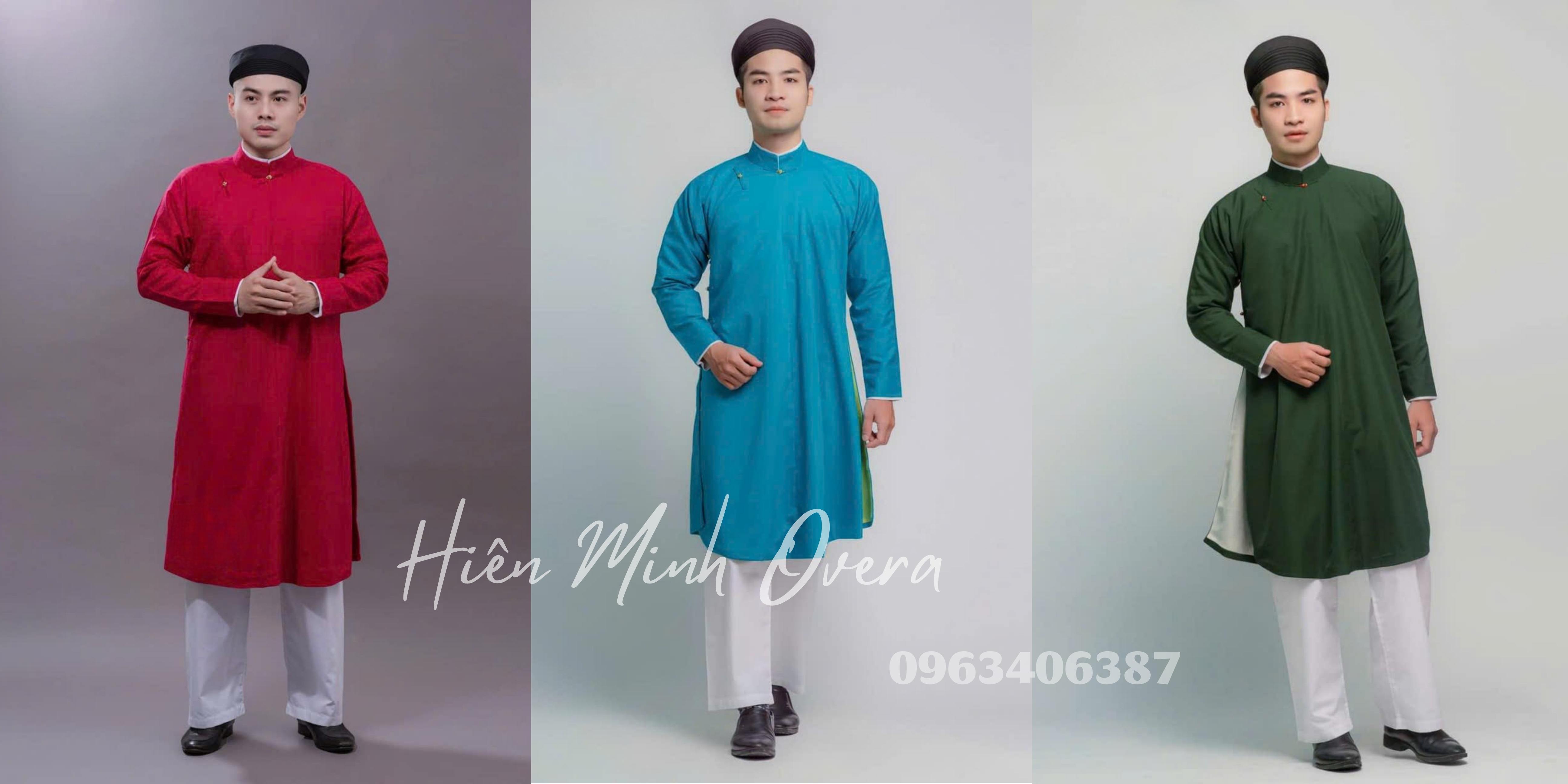 ao dai ngu than nam kem khan xep