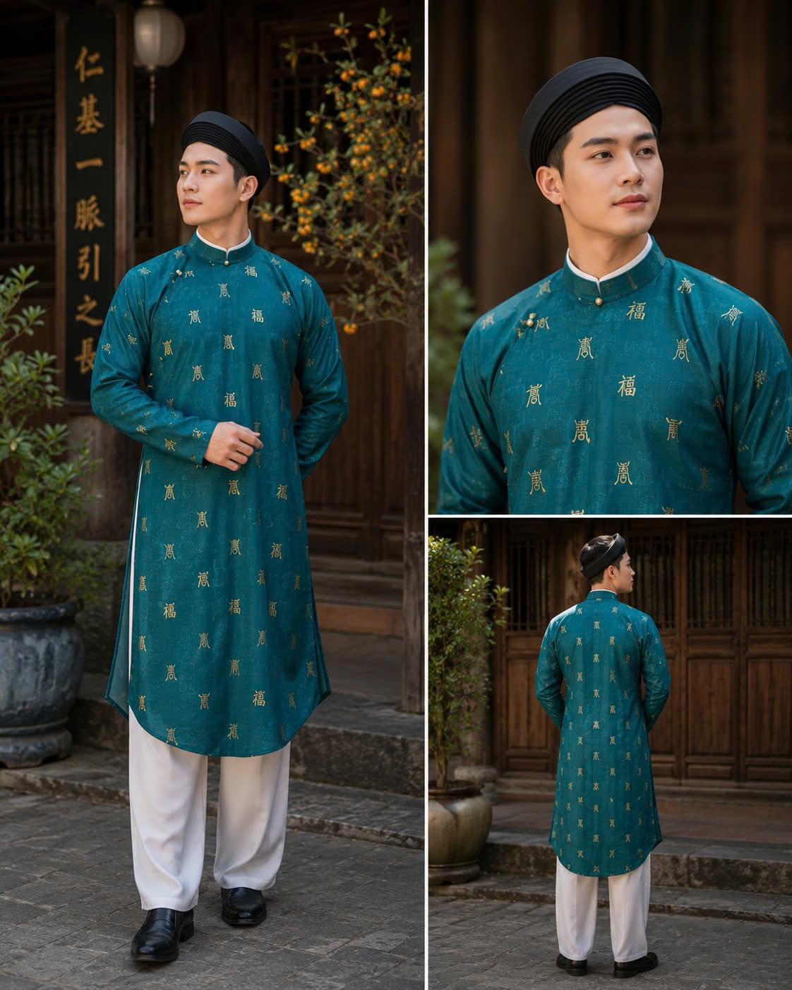 ao dai nam truyen thong ngu than