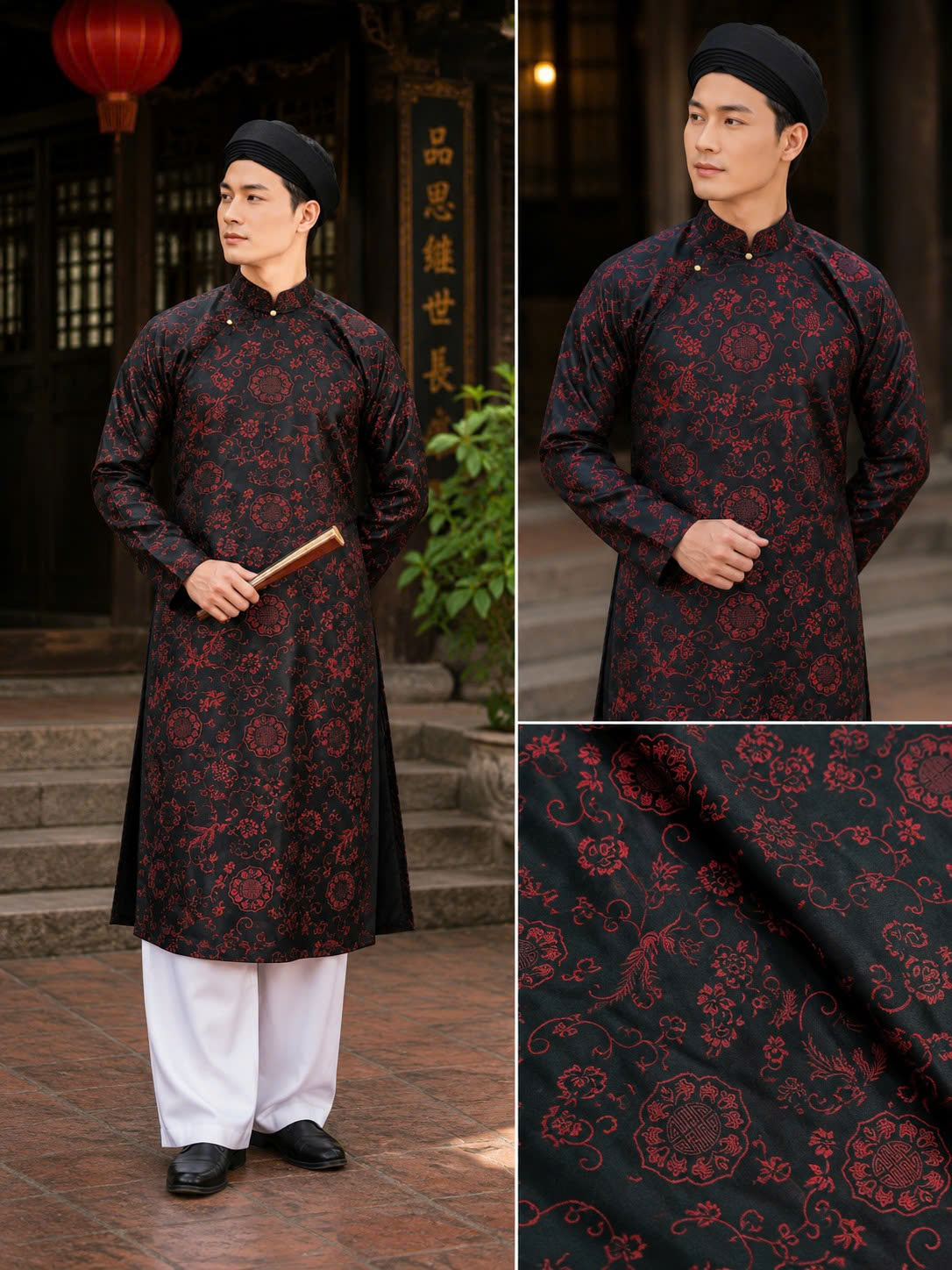 ao dai ngu than truyen thong danh cho nam