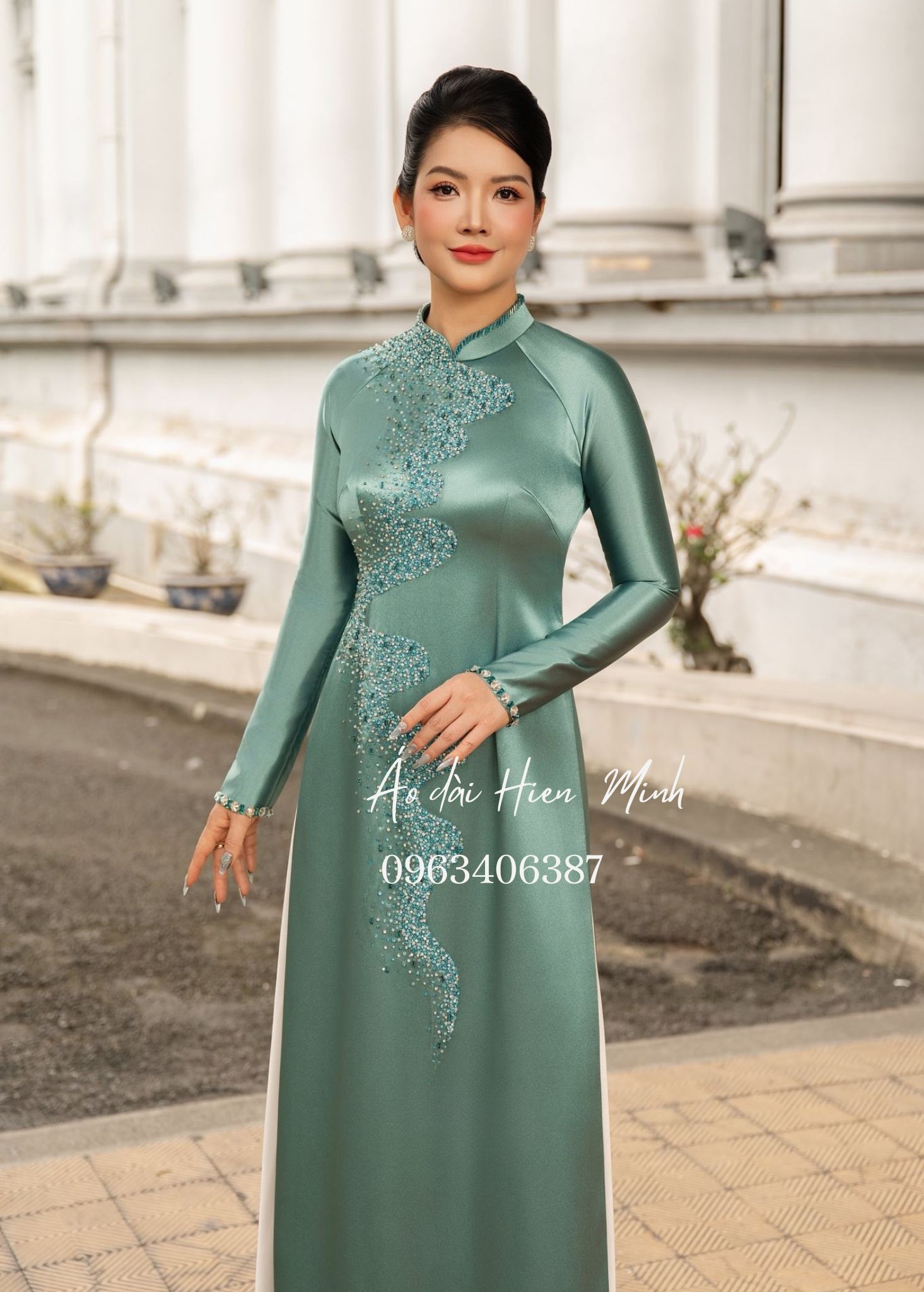 ao dai cuoi danh cho me