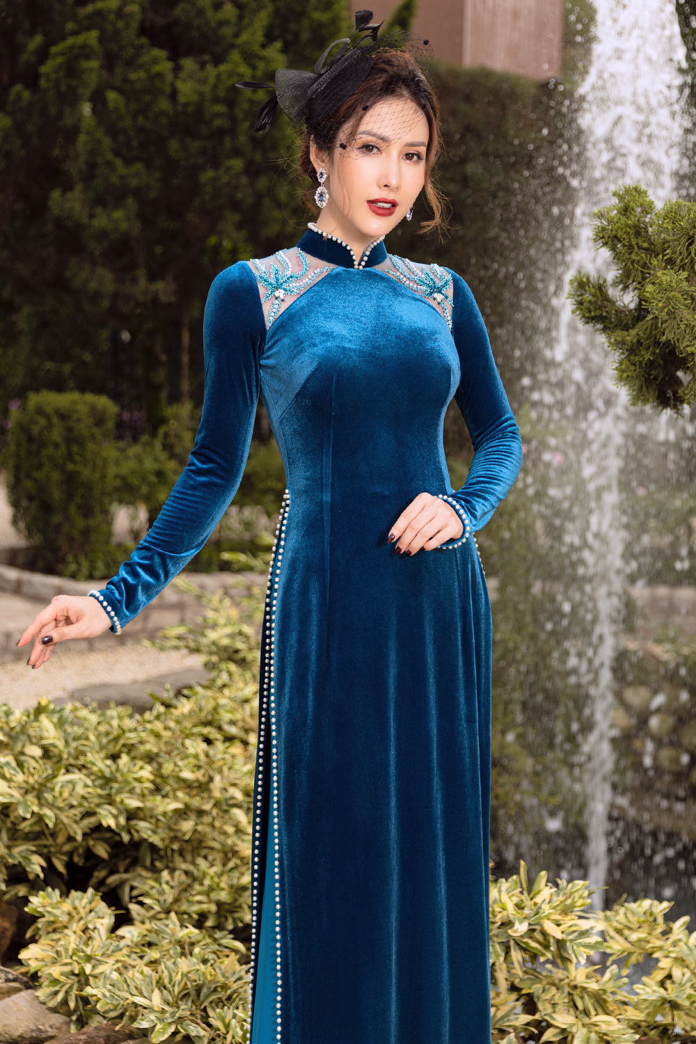 ao dai me co dau