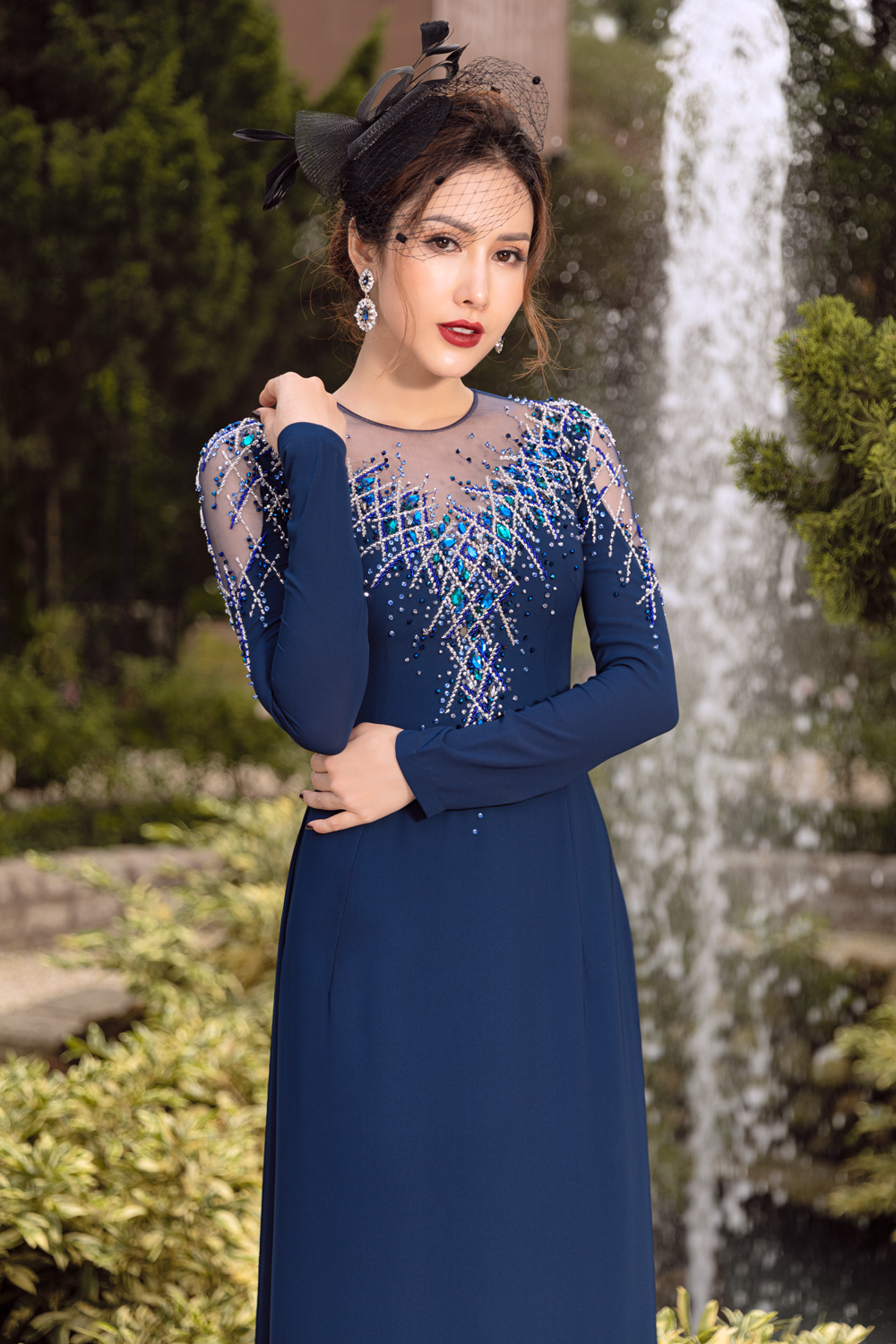 ao dai me co dau