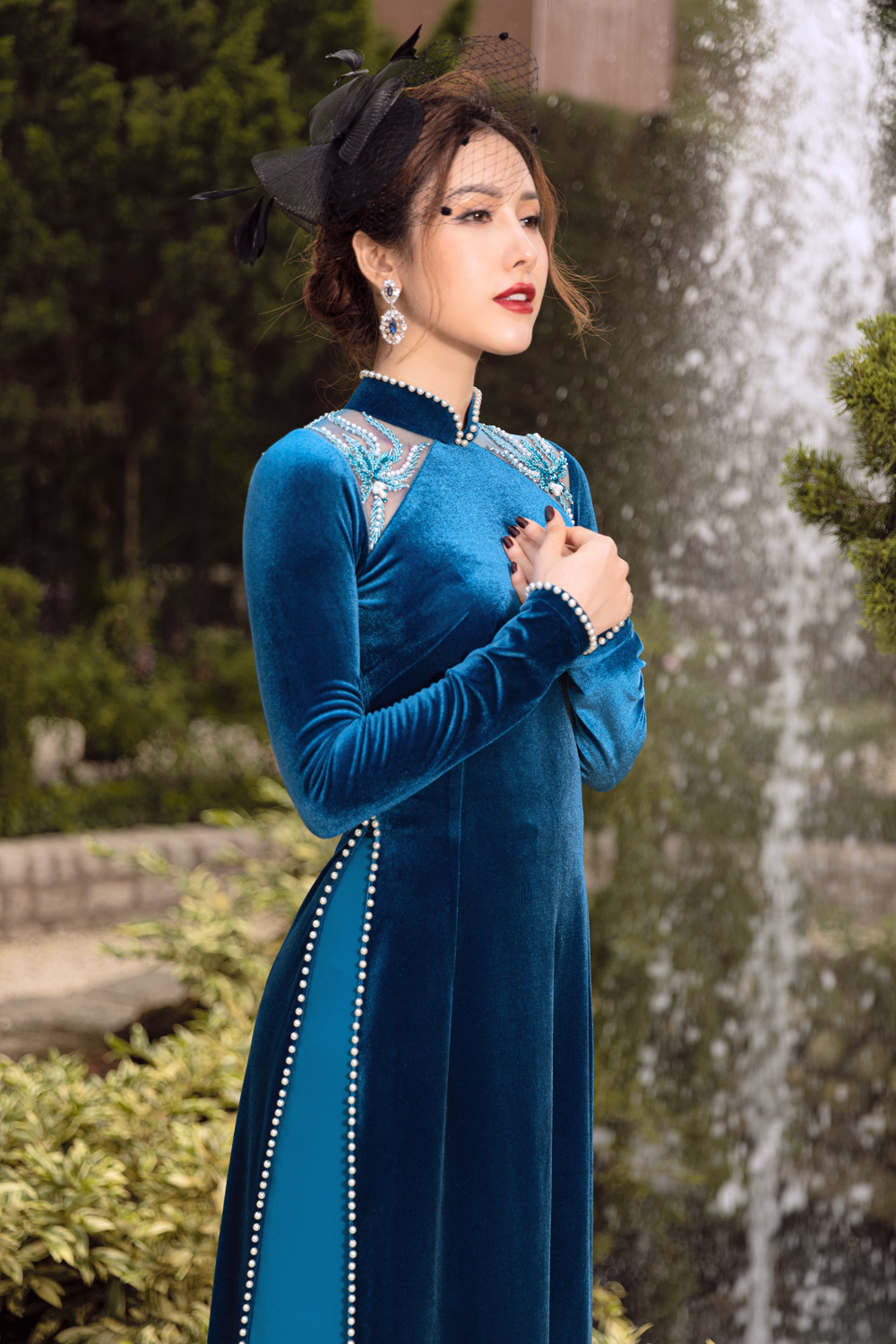 ao dai me co dau dep