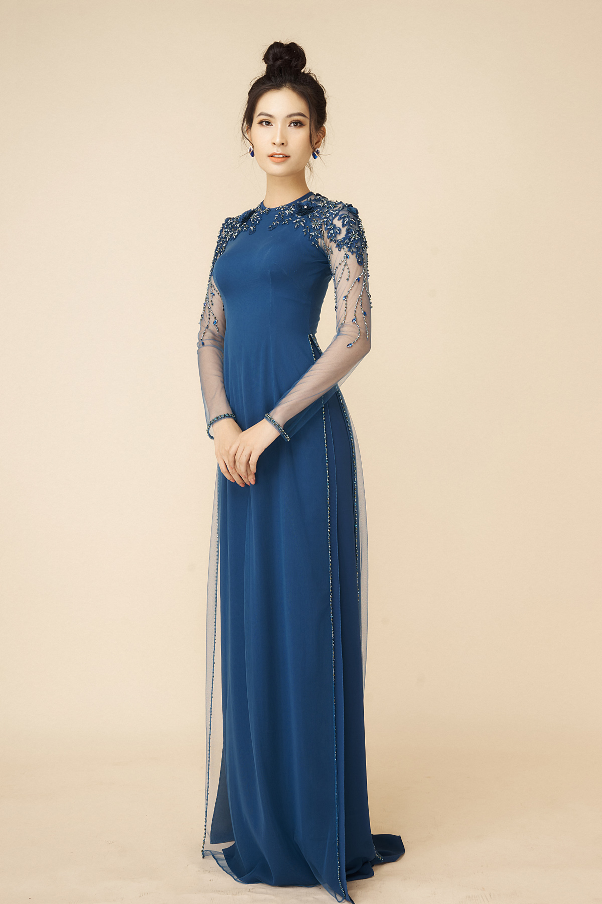 ao dai cuoi truyen thong