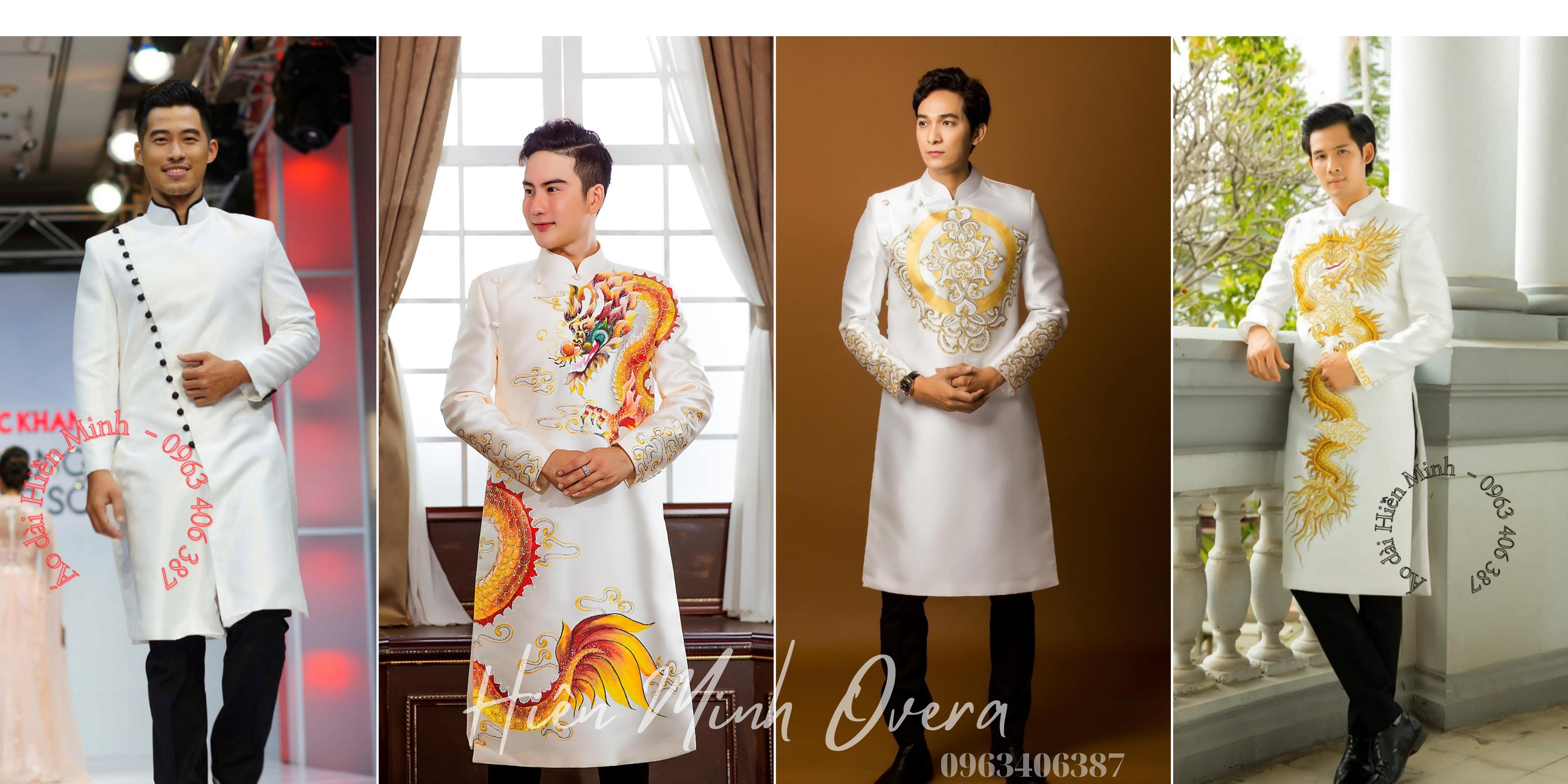 ao dai nam mau trang