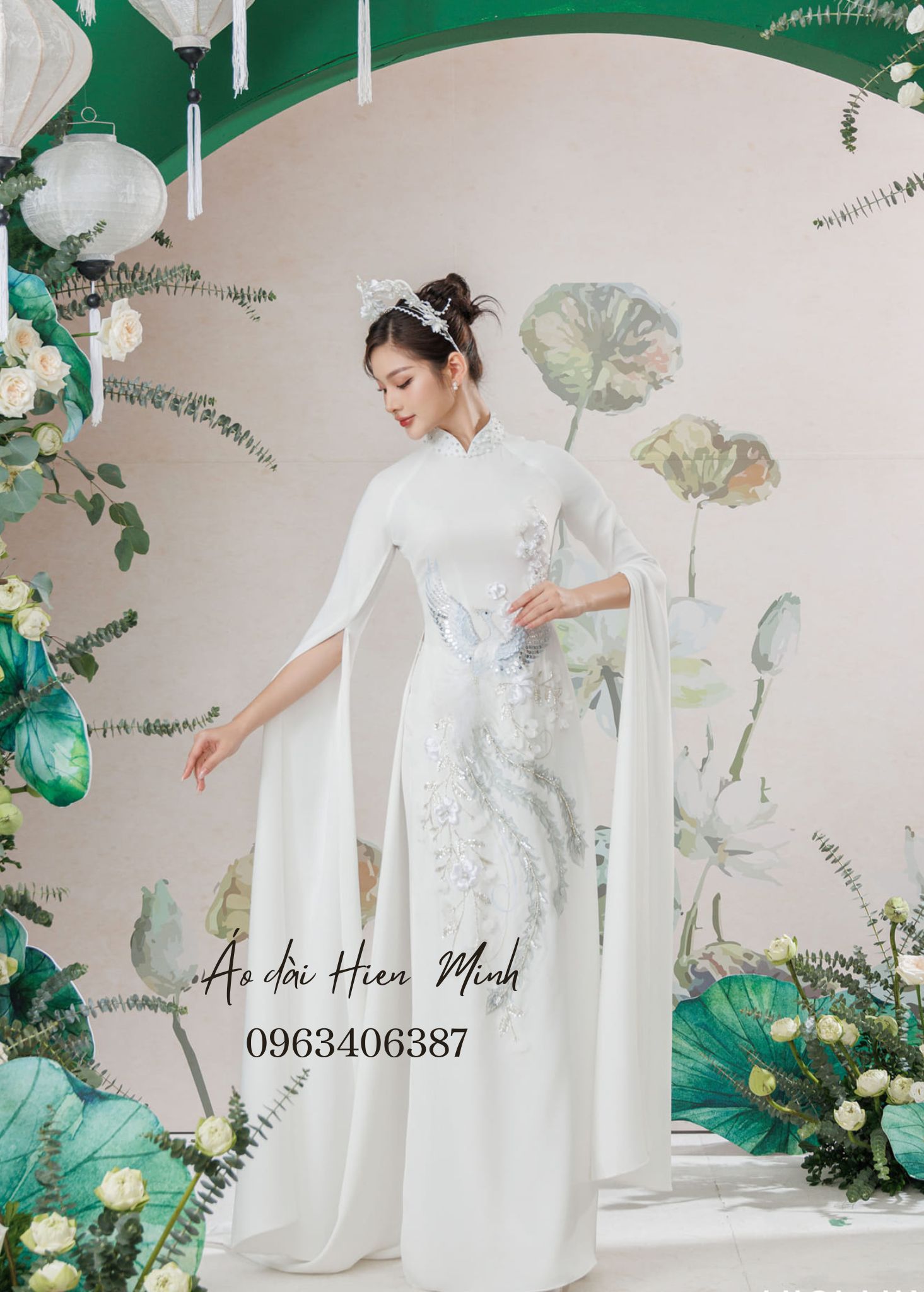 ao dai co dau trang