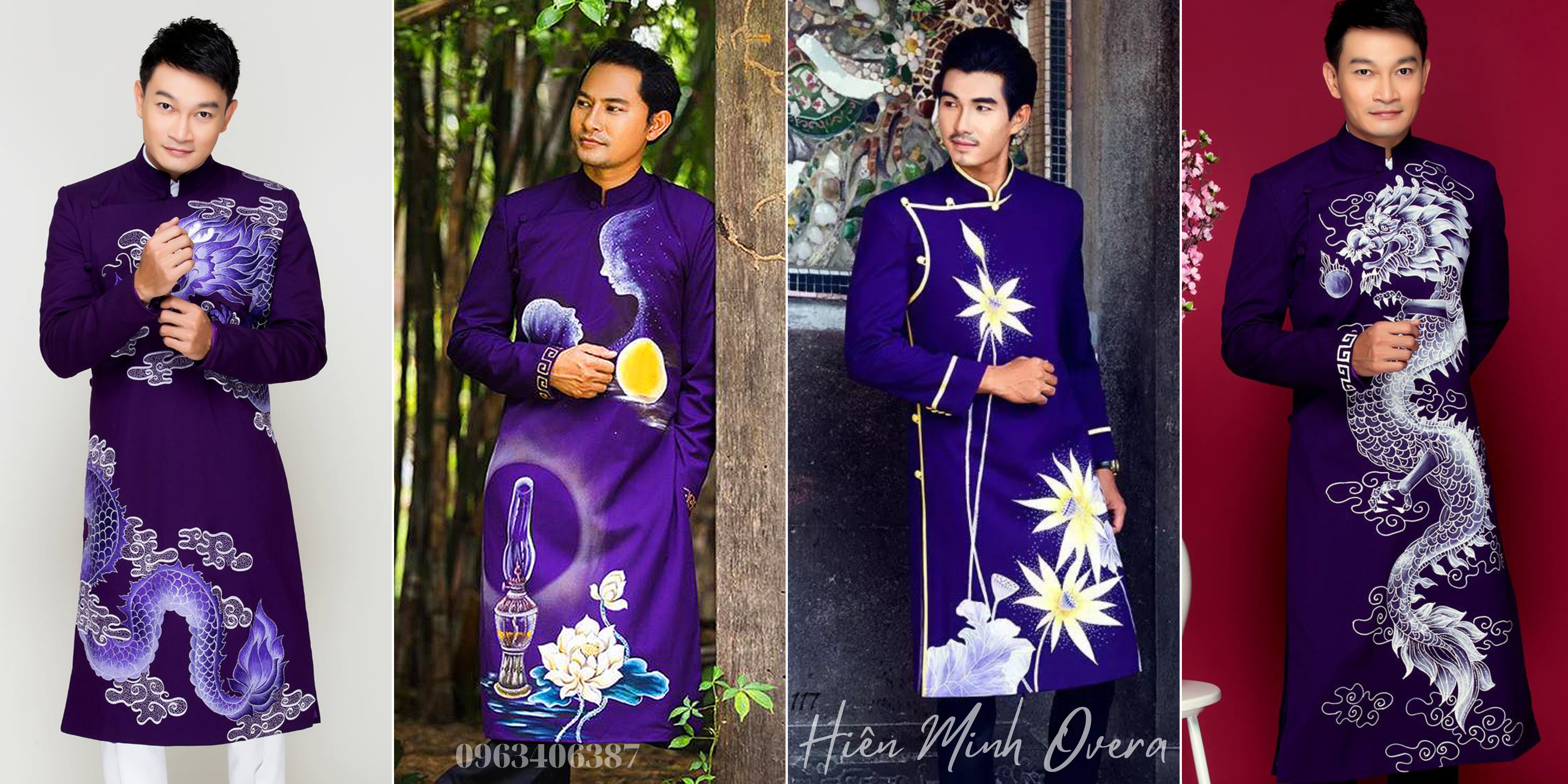 ao dai nam hoa tiêt truyen thong