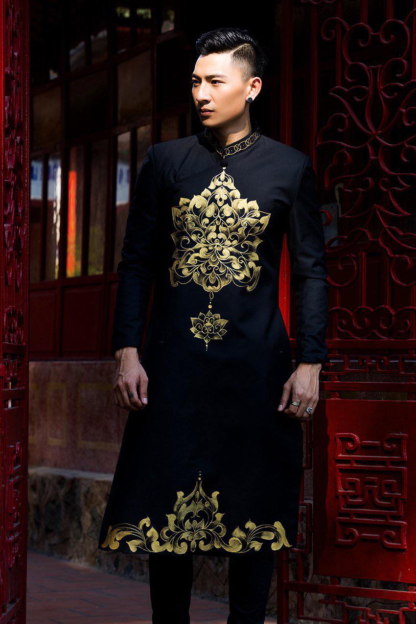 ao dai nam den