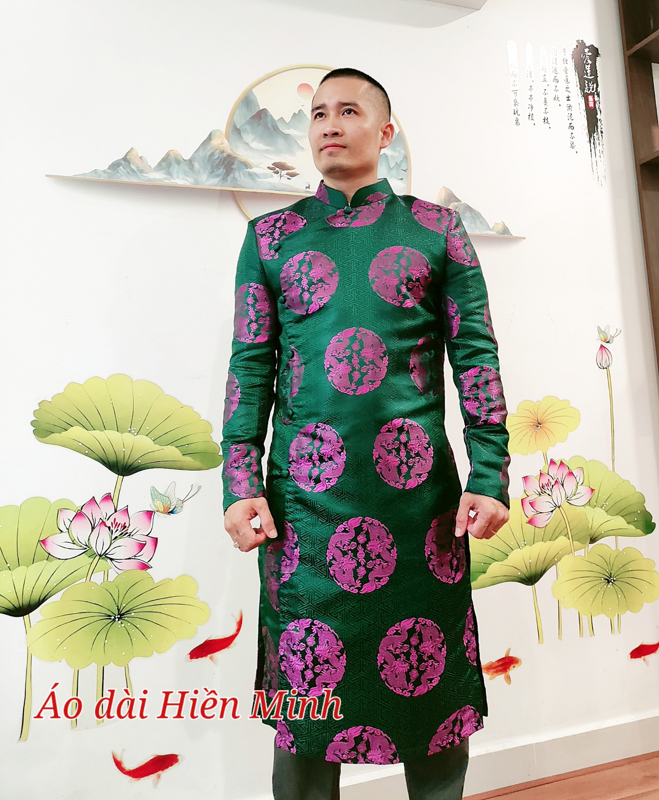 ao dai nam gam 2024