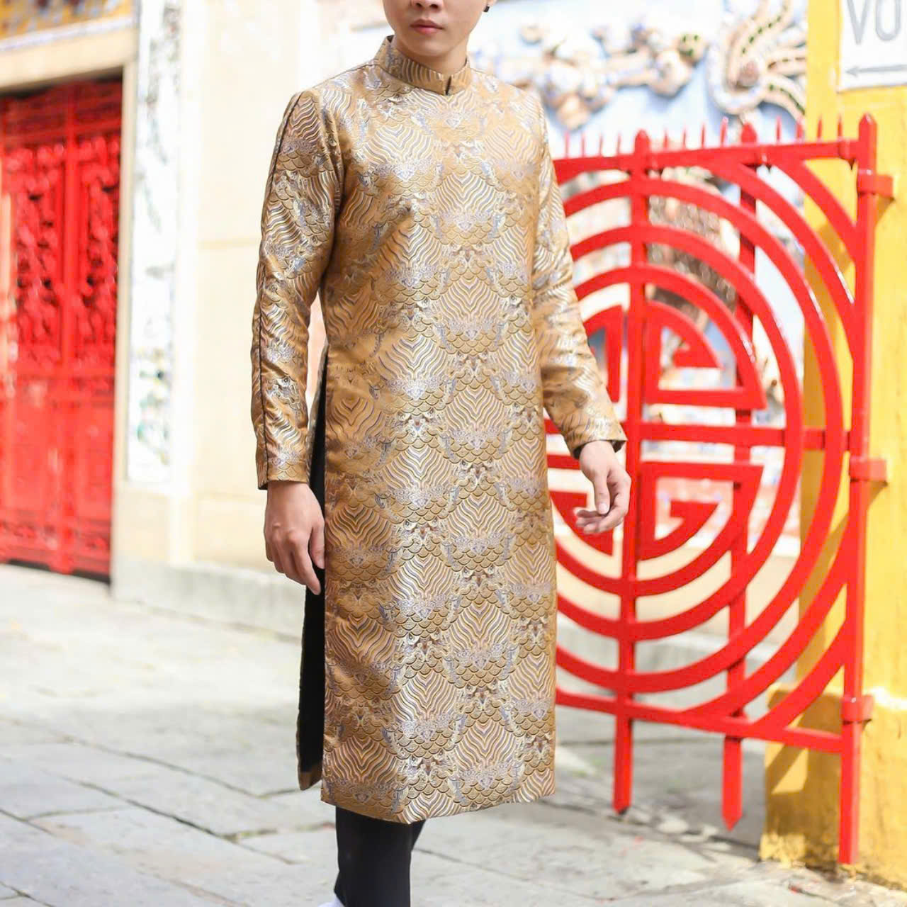 ao dai nam vai gam