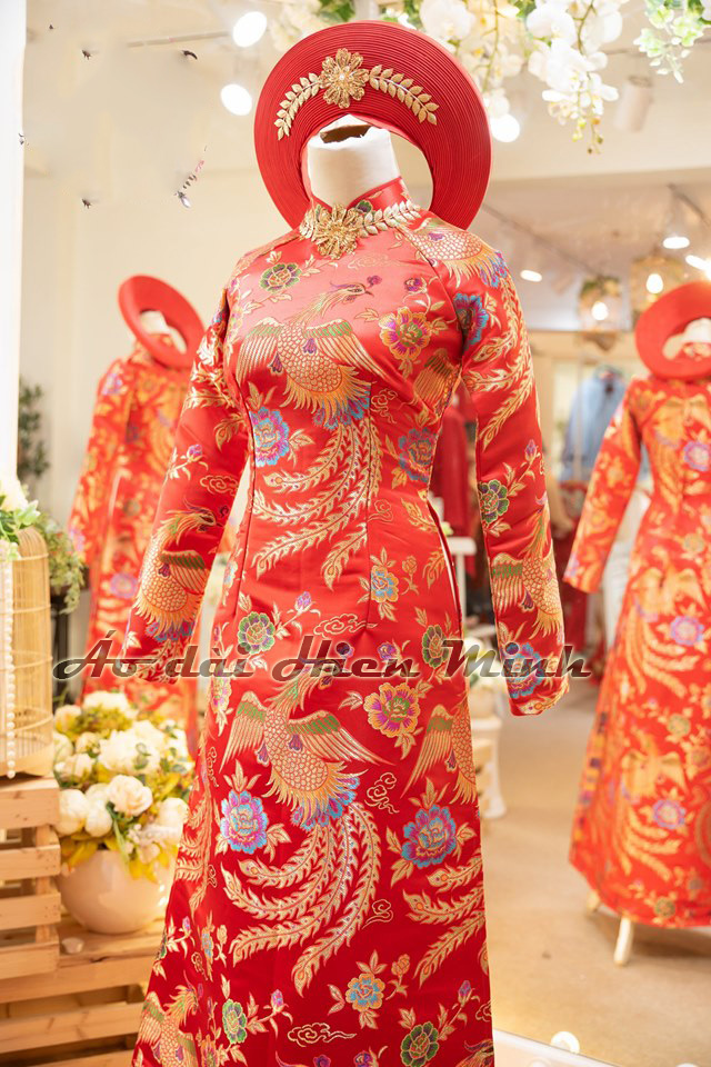 ao dai co dau gam