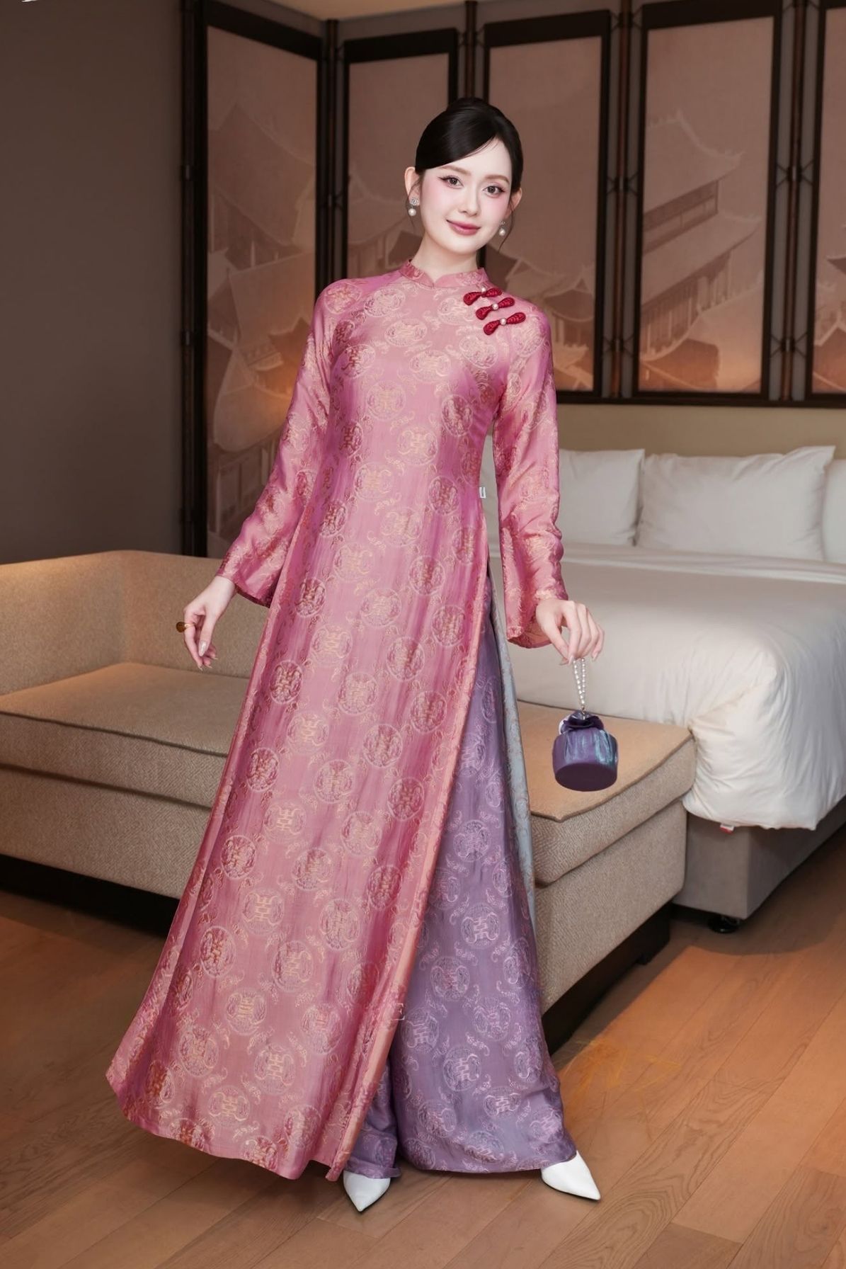 ao dai lua nha xa