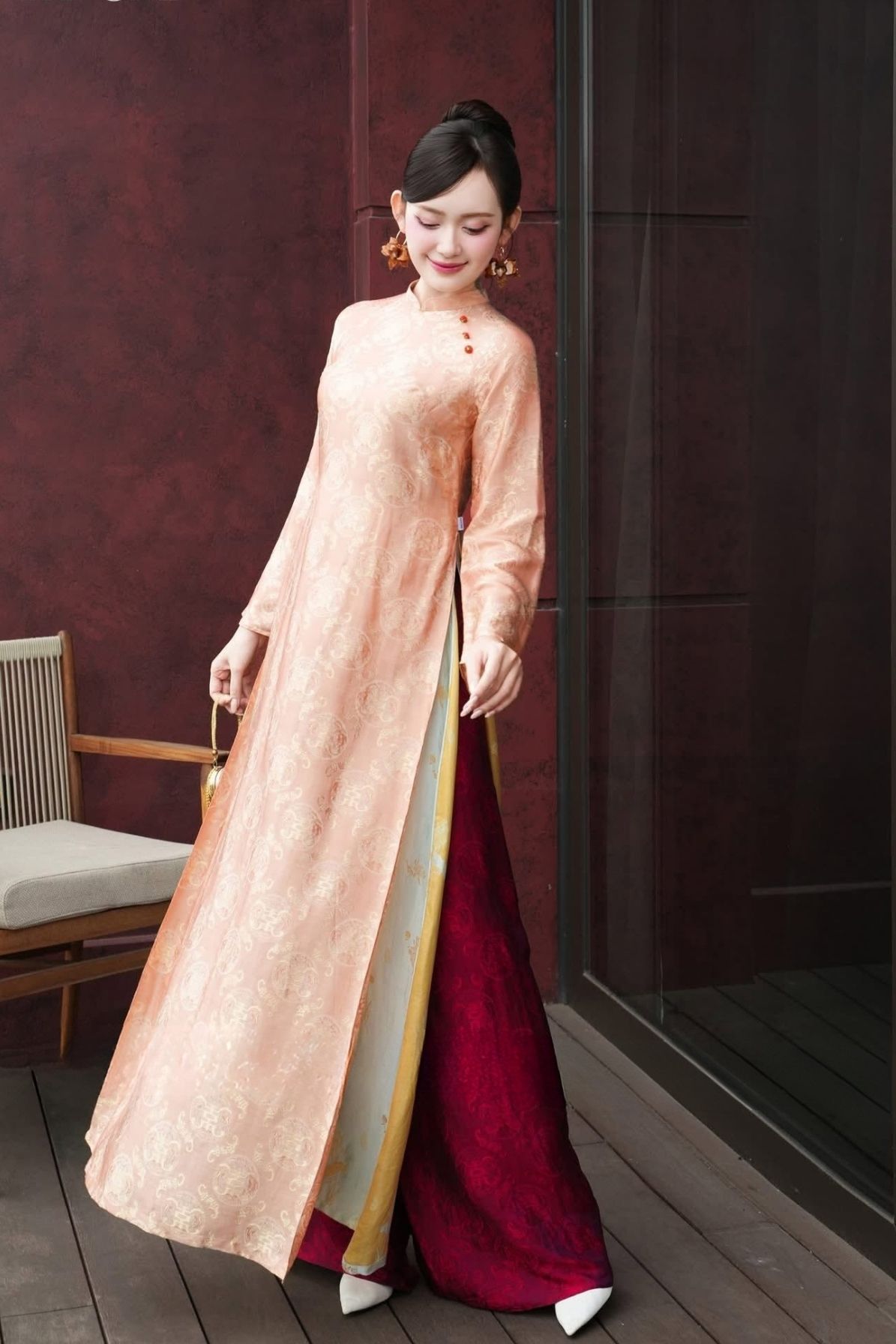 ao dai nu dang suong