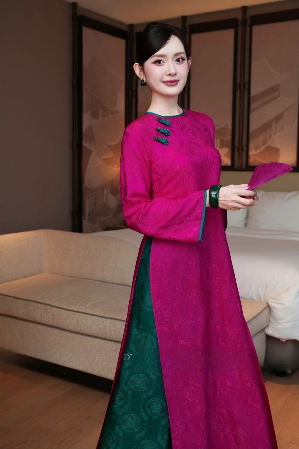 ao dai dang suong hien dai