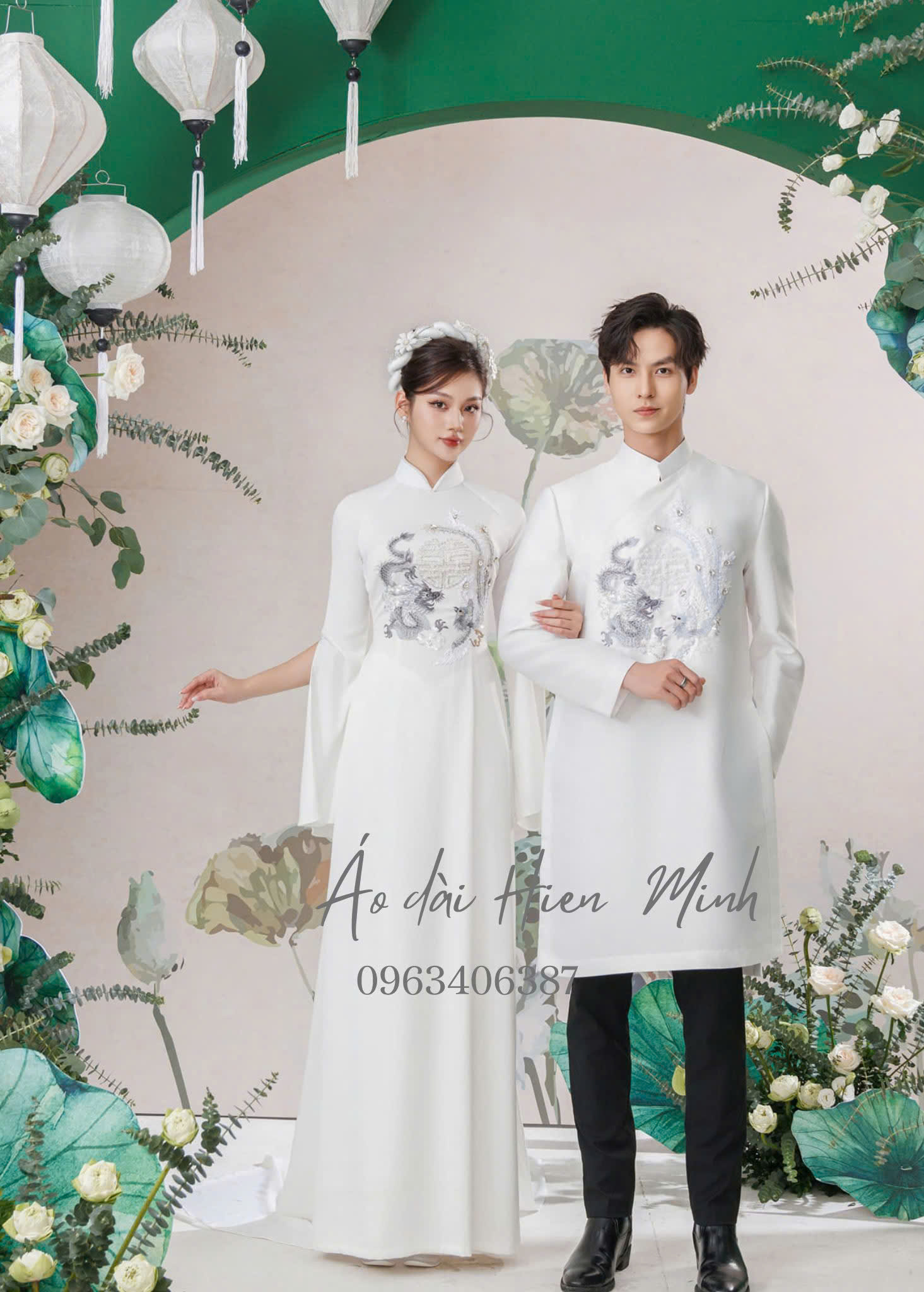 Áo dài cưới đôi truyền thống 2026 - Xu hướng được nhiều cặp đôi yêu thích