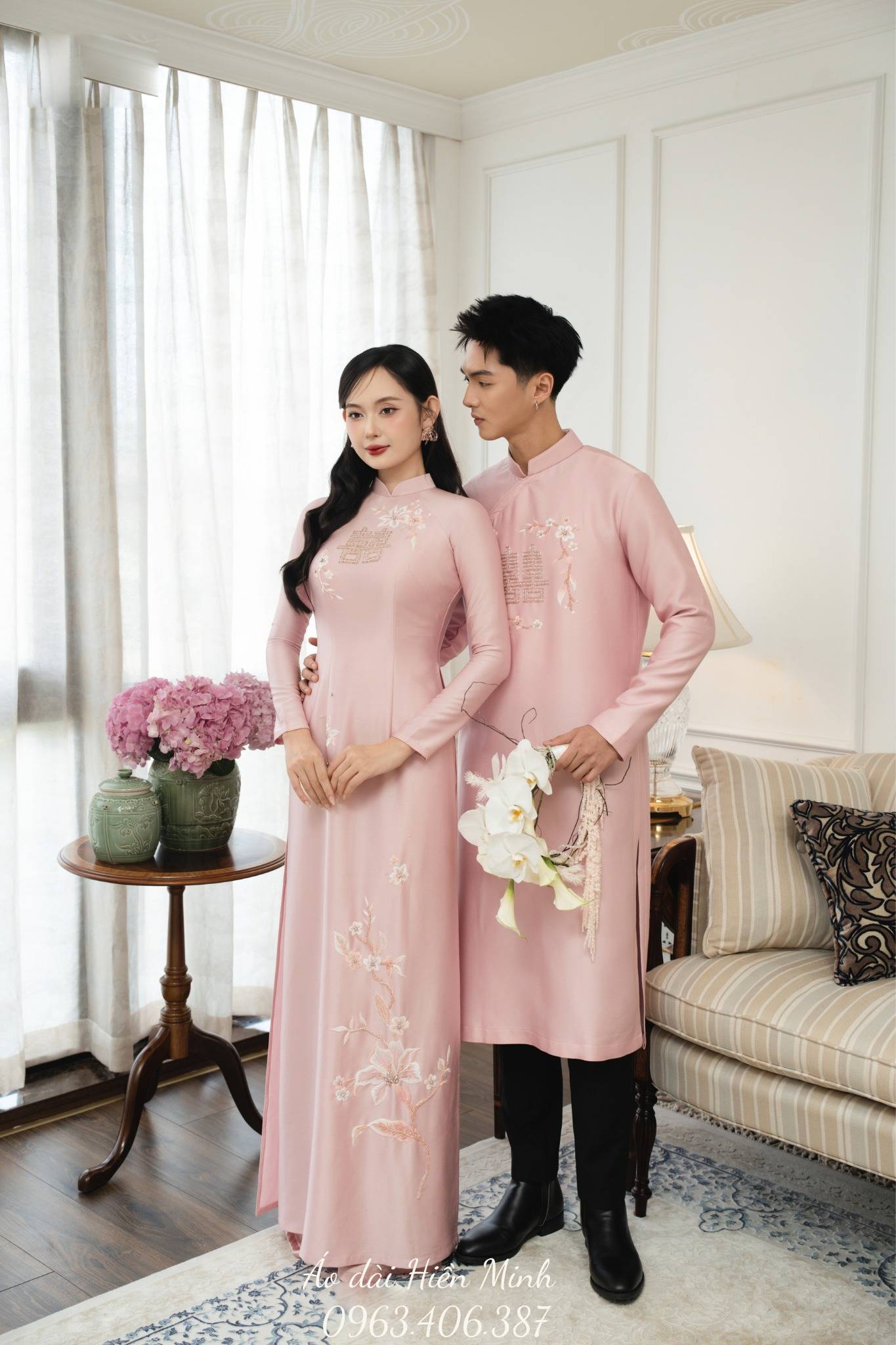 Áo dài cưới đôi truyền thống 2026 - Xu hướng được nhiều cặp đôi yêu thích