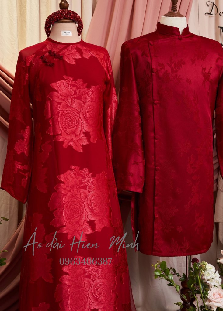 15+ Mẫu áo dài cưới cách tân cho cô dâu chú rể mới nhất hiện nay