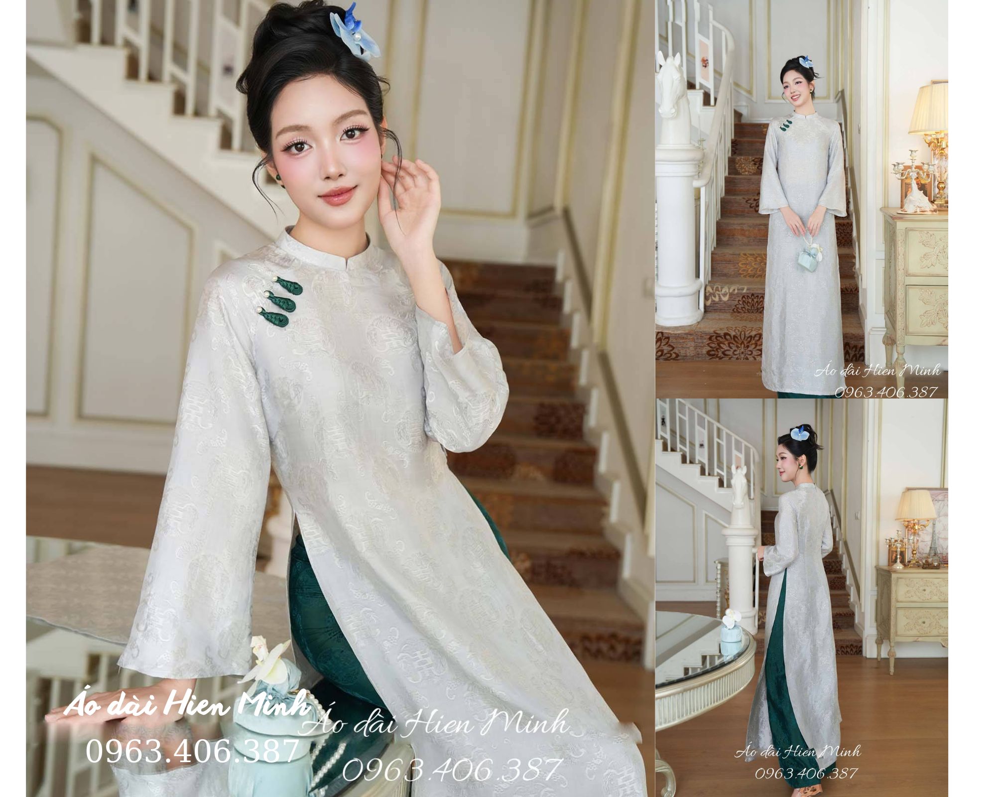 BST Mẫu &aacute;o d&agrave;i đồng phục nữ đẹp nhẹ nh&agrave;ng, thanh lịch mới nhất hiện nay