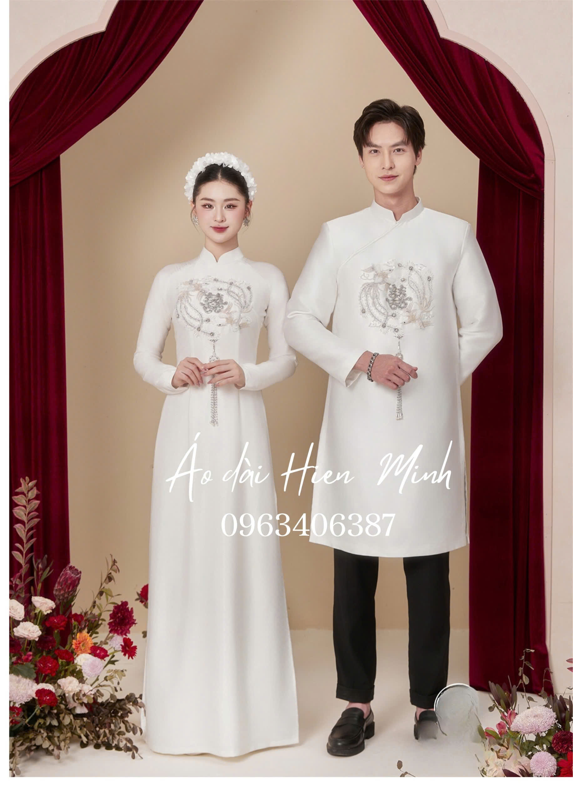 &Aacute;o d&agrave;i cưới đ&ocirc;i truyền thống 2026 - Xu hướng được nhiều cặp đ&ocirc;i y&ecirc;u th&iacute;ch