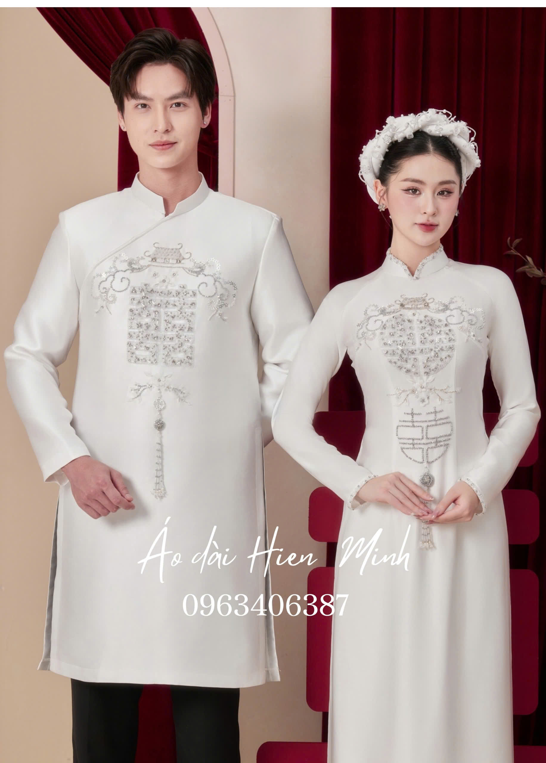 &Aacute;o d&agrave;i cưới đ&ocirc;i truyền thống 2026 - Xu hướng được nhiều cặp đ&ocirc;i y&ecirc;u th&iacute;ch