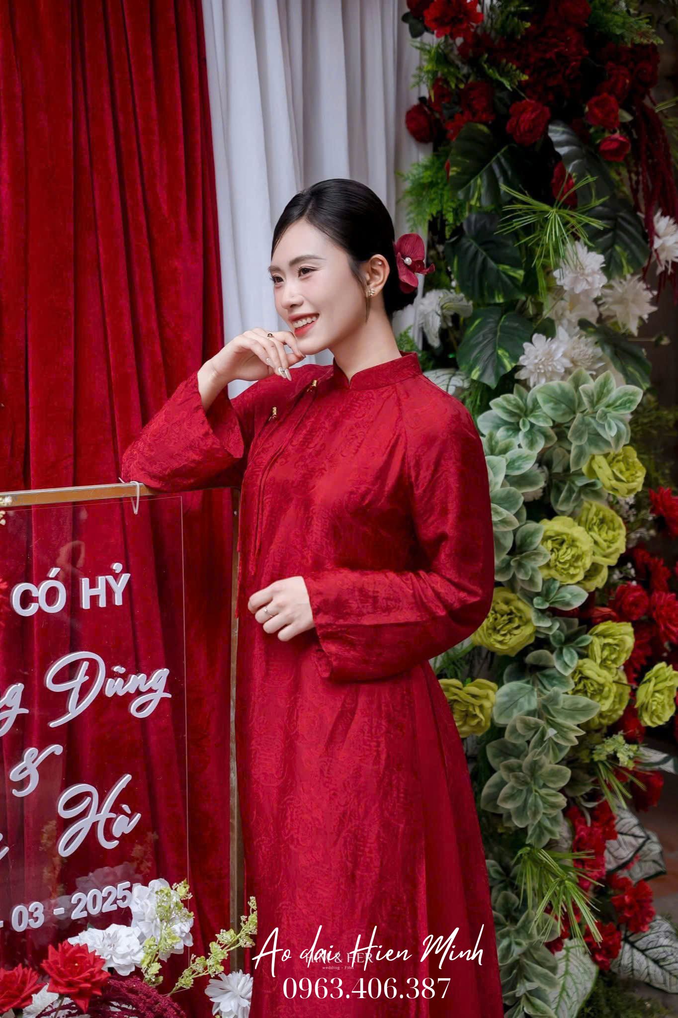 Nên Thuê Hay May Áo Dài Cưới? Kinh Nghiệm Chọn  Áo  Dài Cưới Chuẩn Đẹp Cho Cô Dâu
