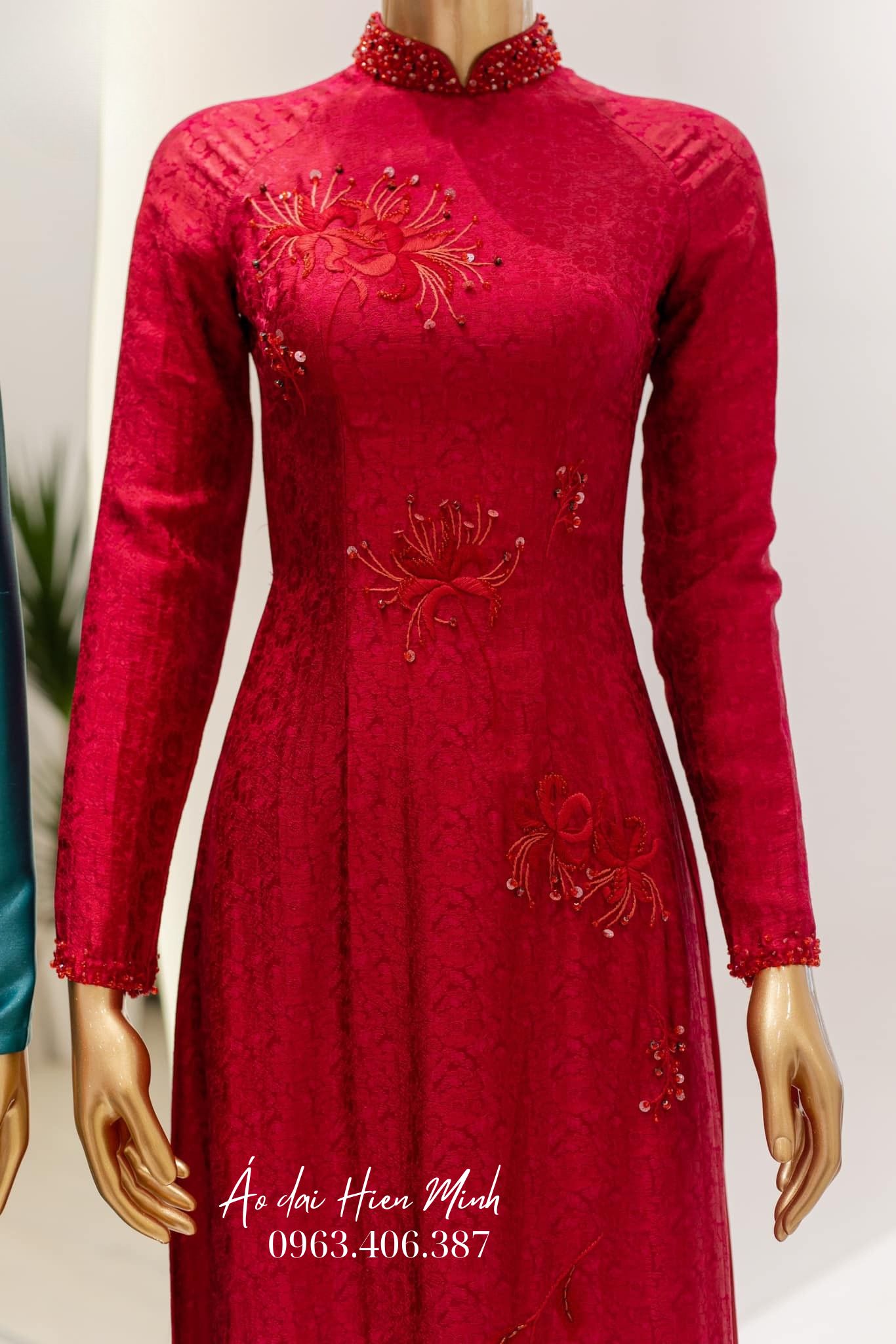 &Aacute;o d&agrave;i cưới c&ocirc; d&acirc;u đẹp 