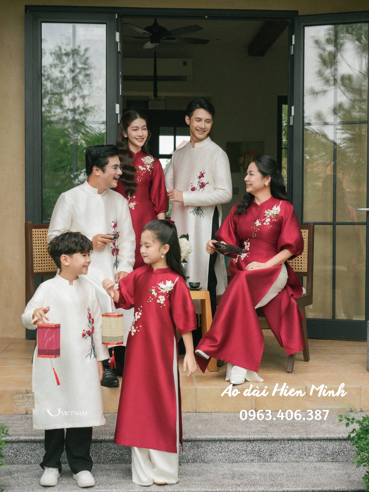 BST Mẫu Áo Dài Gia Đình Đẹp Nhất Cho Tết 2026