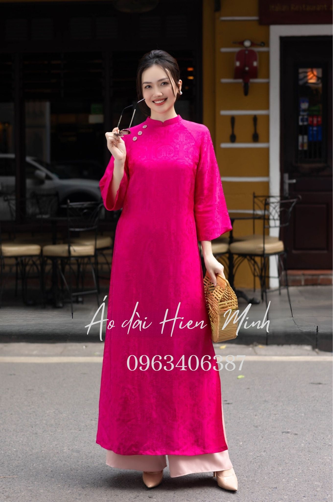 TOP Những mẫu áo dài cách tân nữ dáng suông đẹp thời thượng, sang trọng nhất hiện nay