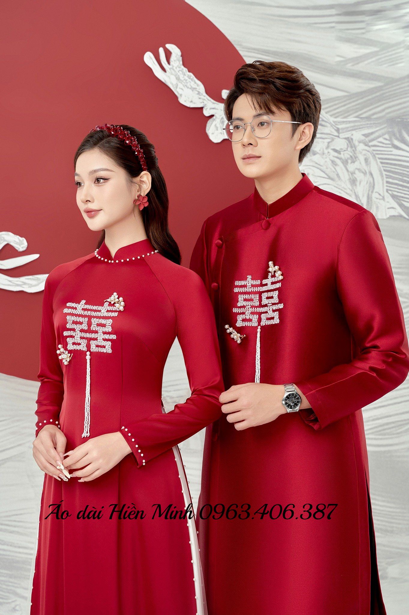 &Aacute;o d&agrave;i c&ocirc; d&acirc;u ch&uacute; rể đẹp 