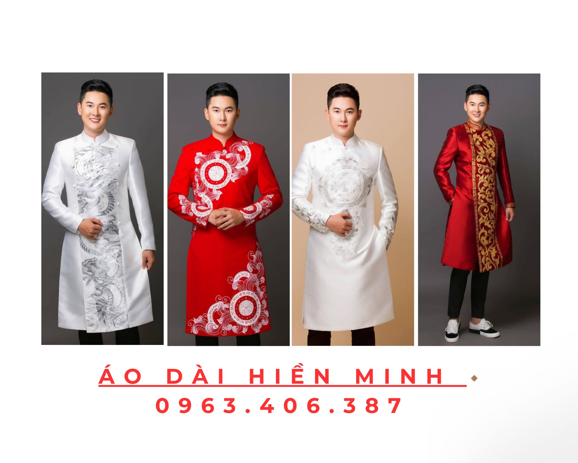 BST Áo dài cách tân nam mới nhất 2025