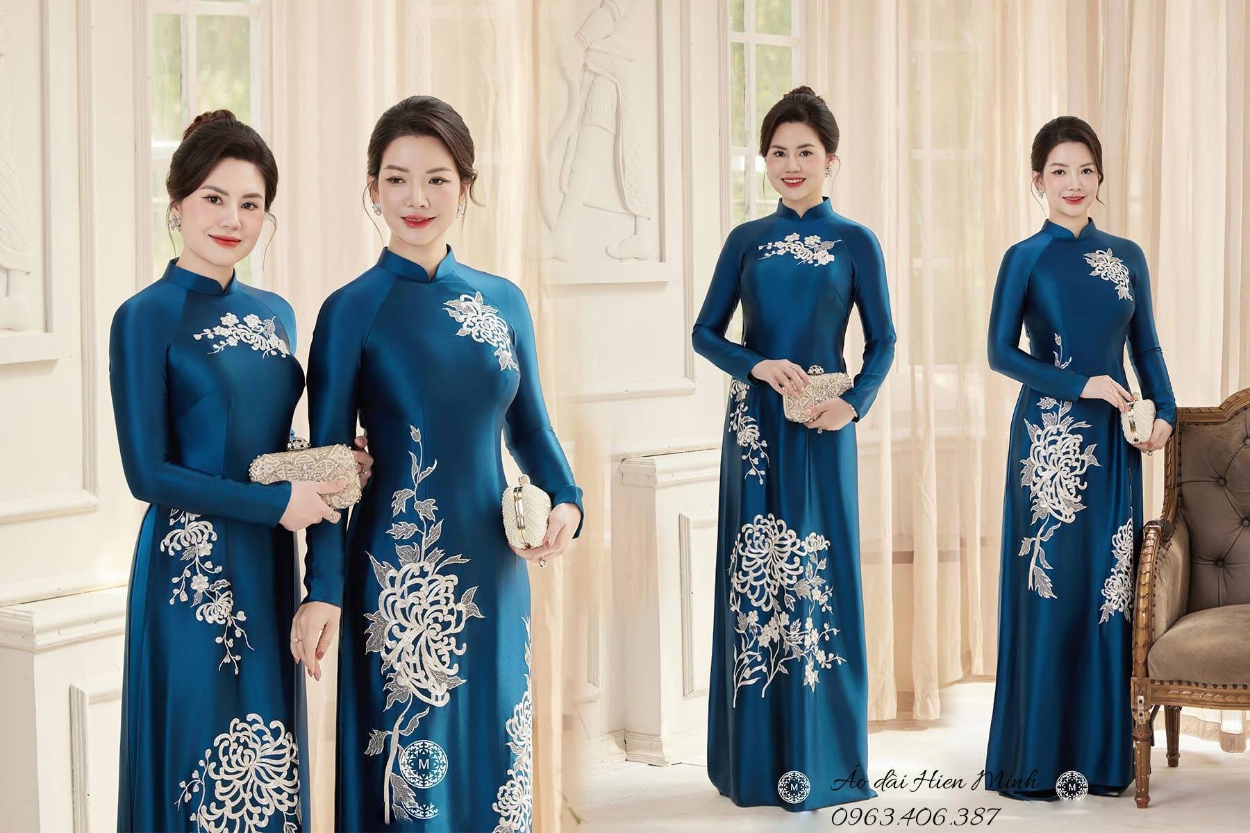 15+ Mẫu &aacute;o d&agrave;i b&agrave; sui thanh lịch, sang trọng cho mẹ c&ocirc; d&acirc;u, ch&uacute; rể trong ng&agrave;y cưới