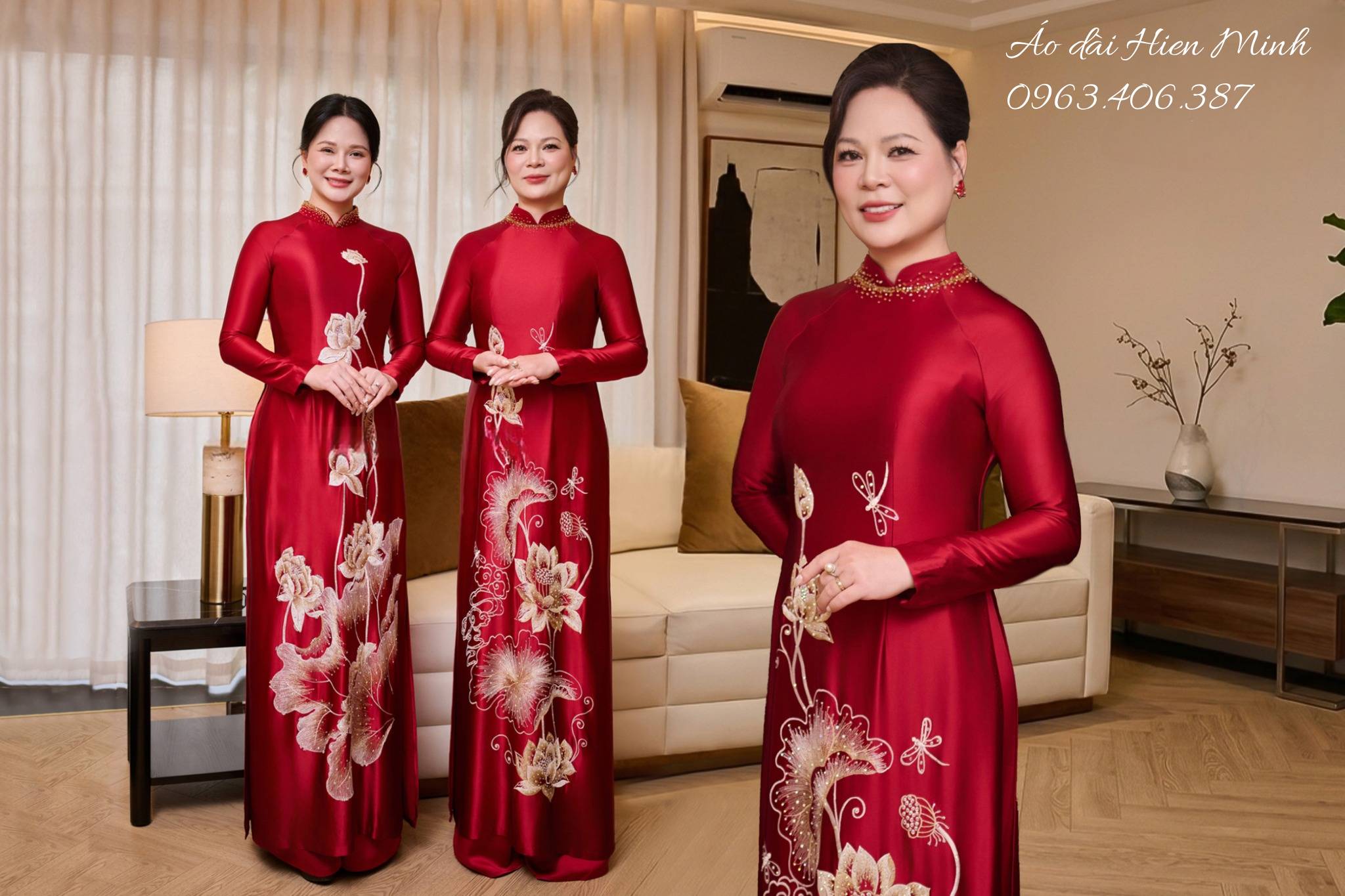 15+ Mẫu &aacute;o d&agrave;i b&agrave; sui thanh lịch, sang trọng cho mẹ c&ocirc; d&acirc;u, ch&uacute; rể trong ng&agrave;y cưới