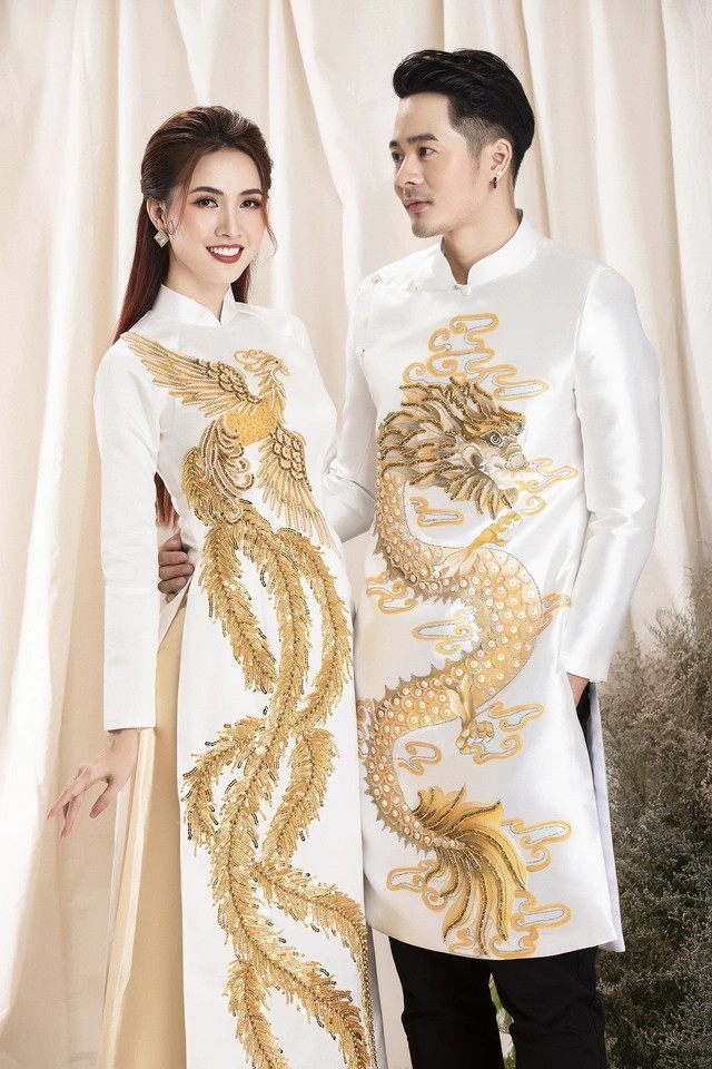 Top 25 Mẫu áo dài ăn hỏi màu trắng, hot trends của nàng dâu 2024 - Áo Dài  NiNi