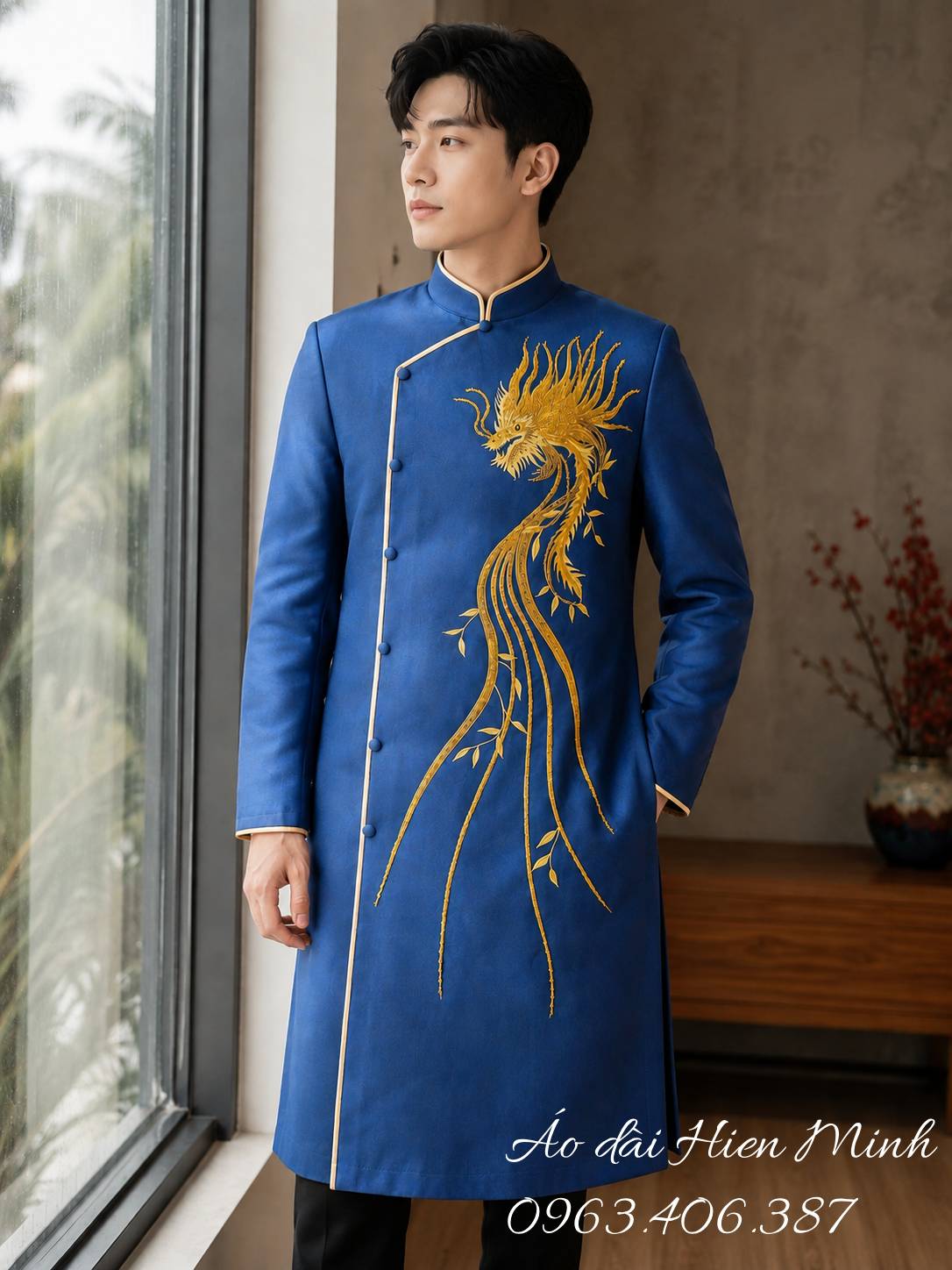 20 ++ Mẫu áo dài cách tân nam dành cho chú rể sang trọng và lịch lãm nhất