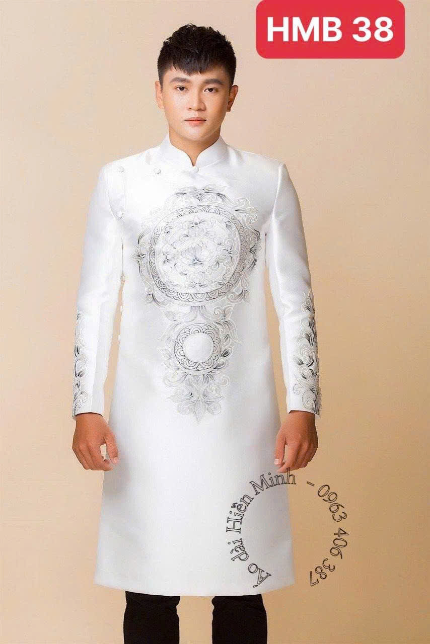 TOP Những mẫu &aacute;o d&agrave;i nam m&agrave;u trắng thanh lịch sang trọng nhất