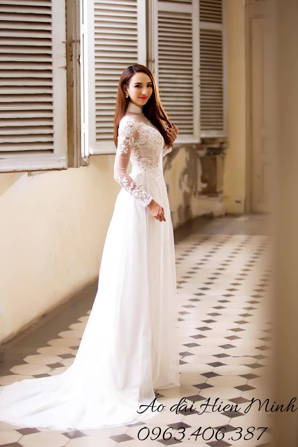 10 ++ Mẫu &aacute;o d&agrave;i c&ocirc; d&acirc;u đu&ocirc;i d&agrave;i sang trọng v&agrave; quyến rũ nhất