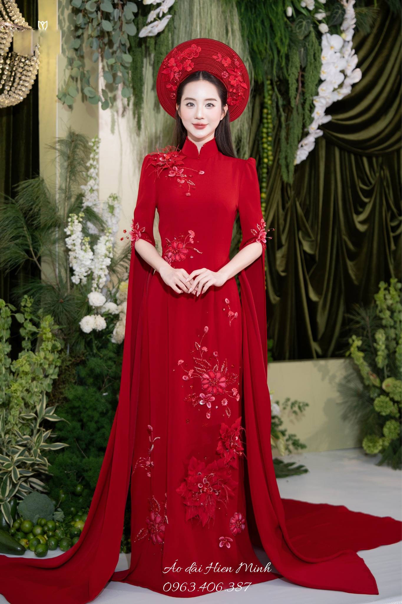 &Aacute;o d&agrave;i cưới cho c&ocirc; d&acirc;u Việt hải ngoại - Giữ trọn n&eacute;t truyền thống trong ng&agrave;y trọng đại