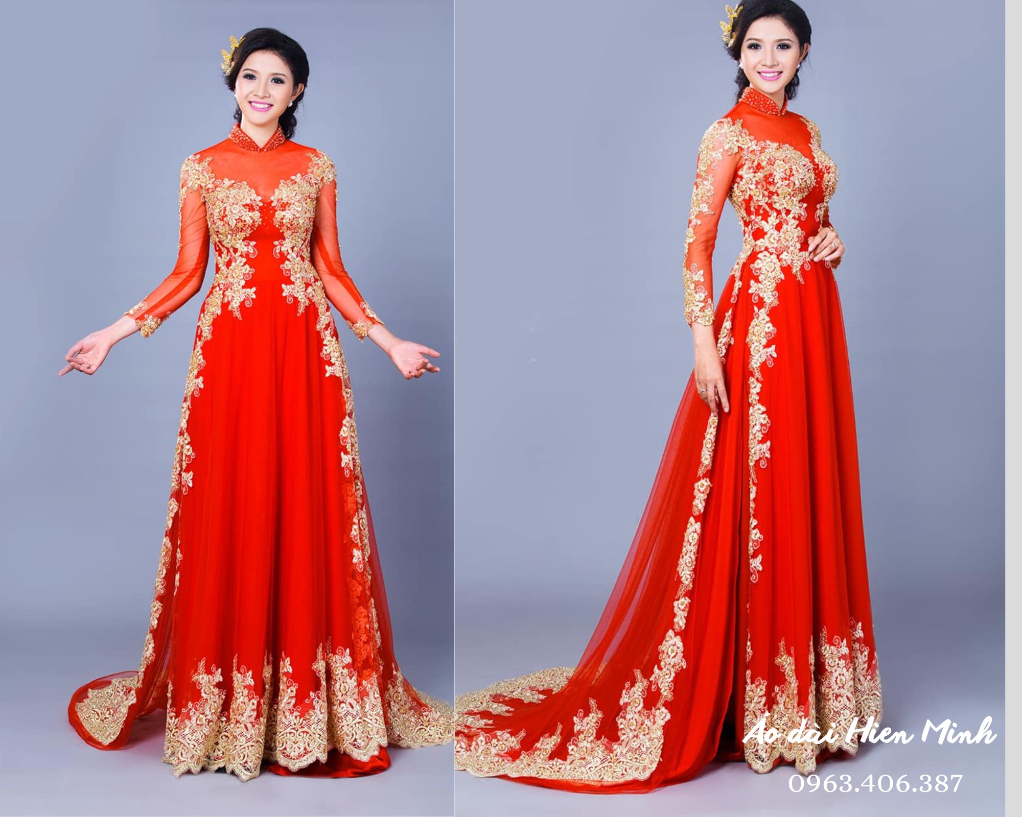 &Aacute;o d&agrave;i cưới cho c&ocirc; d&acirc;u Việt hải ngoại - Giữ trọn n&eacute;t truyền thống trong ng&agrave;y trọng đại