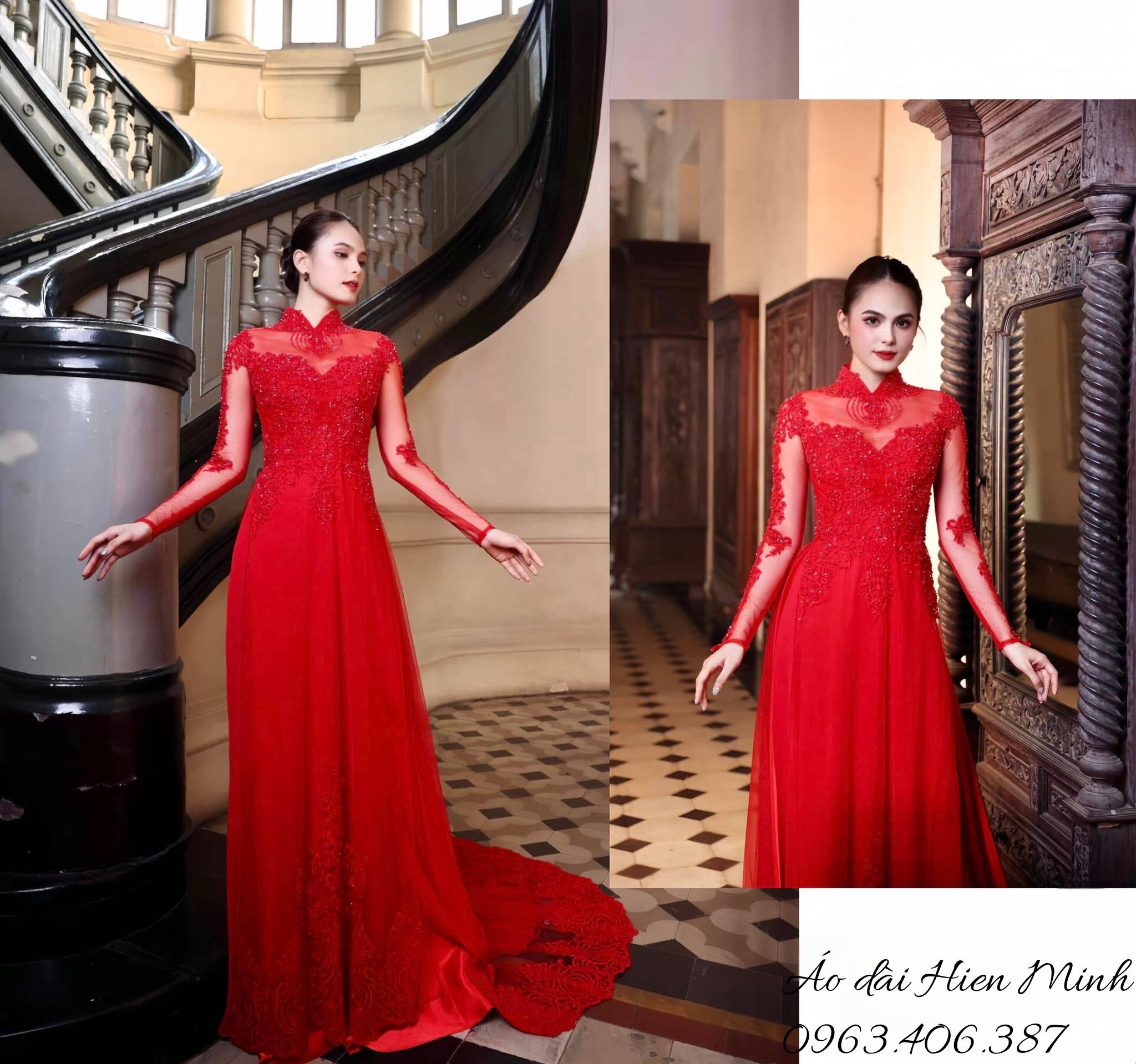 10 ++ Mẫu &aacute;o d&agrave;i c&ocirc; d&acirc;u đu&ocirc;i d&agrave;i sang trọng v&agrave; quyến rũ nhất