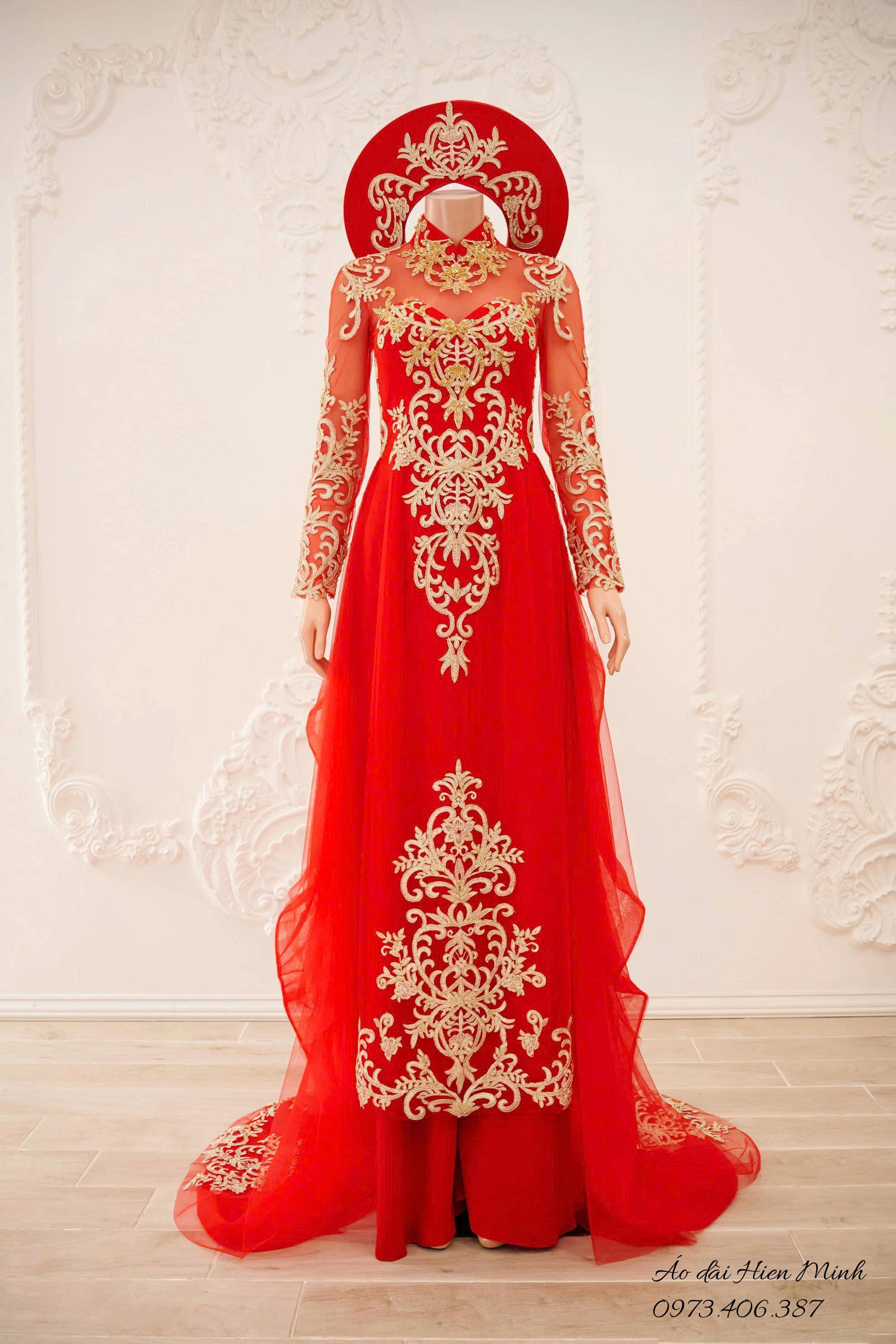 &Aacute;o d&agrave;i cưới cho c&ocirc; d&acirc;u Việt hải ngoại - Giữ trọn n&eacute;t truyền thống trong ng&agrave;y trọng đại