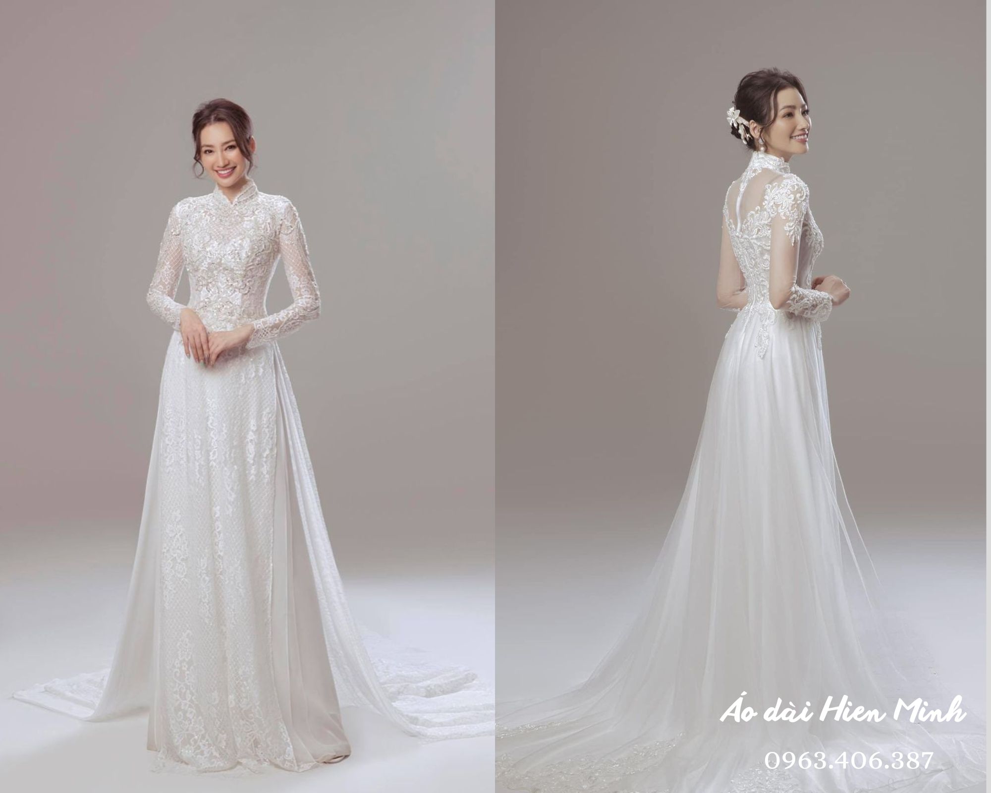 &Aacute;o d&agrave;i cưới cho c&ocirc; d&acirc;u Việt hải ngoại - Giữ trọn n&eacute;t truyền thống trong ng&agrave;y trọng đại