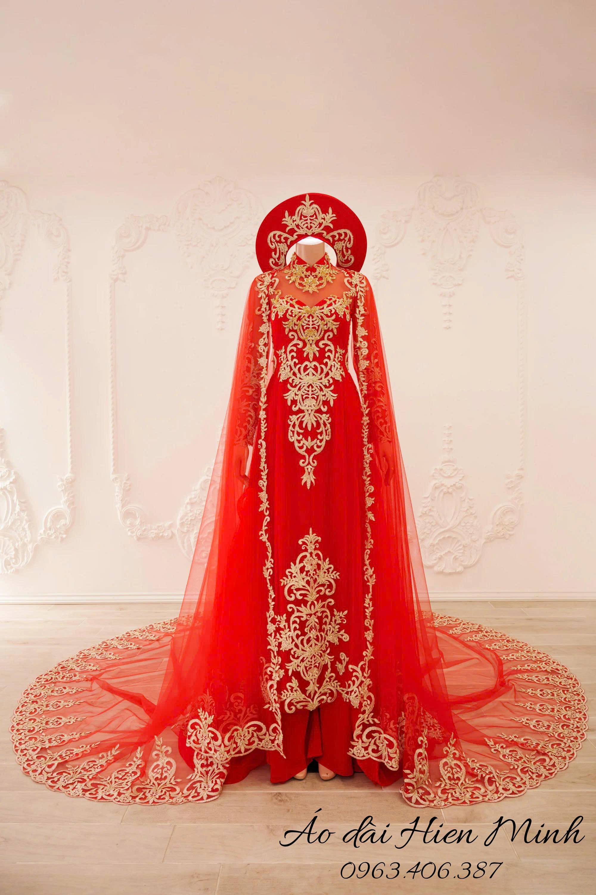 &Aacute;o d&agrave;i cưới cho c&ocirc; d&acirc;u Việt hải ngoại - Giữ trọn n&eacute;t truyền thống trong ng&agrave;y trọng đại