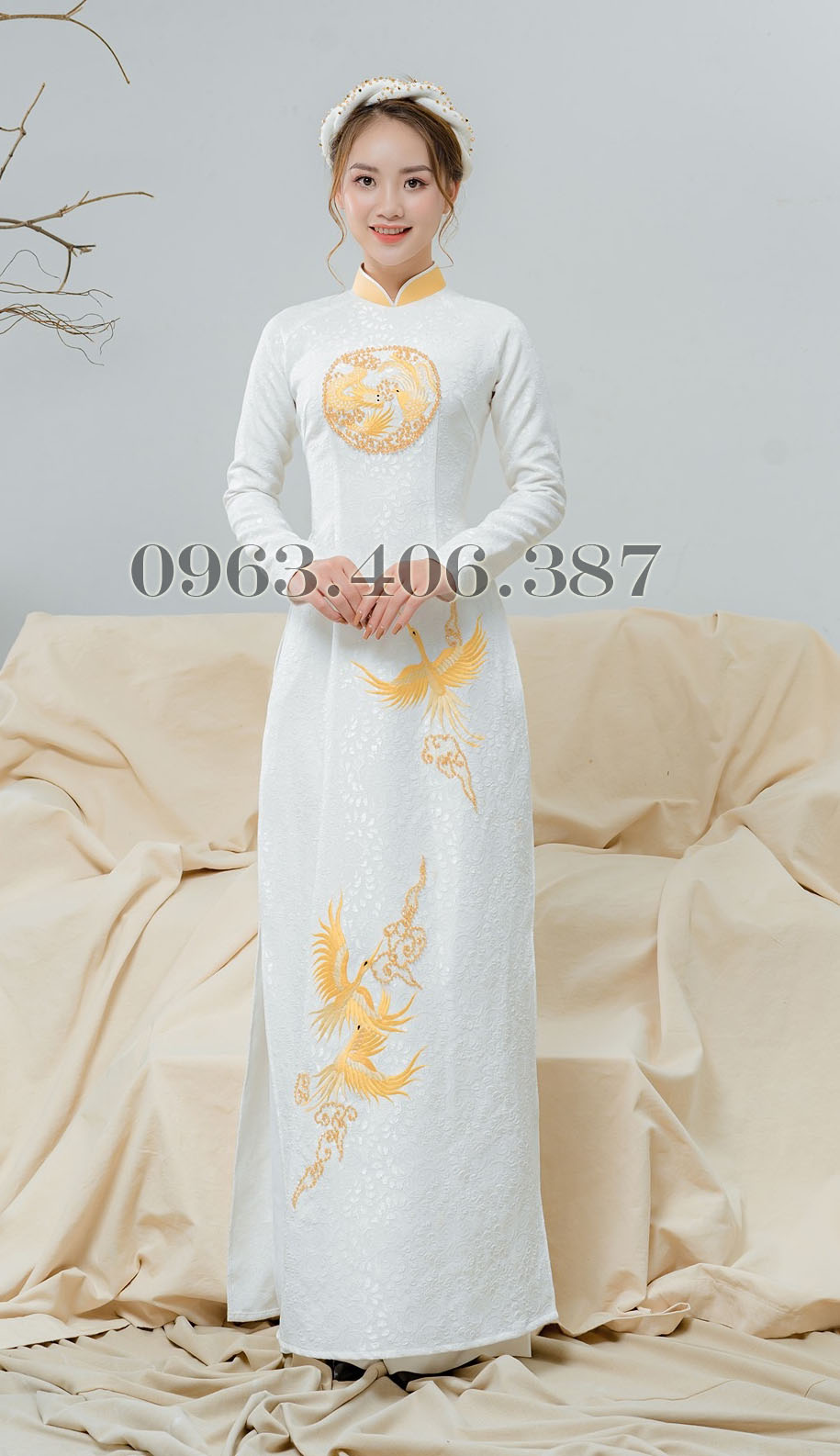 ao dai co dau Gam