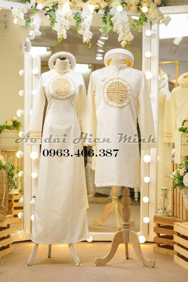 ao dai cuoi trang